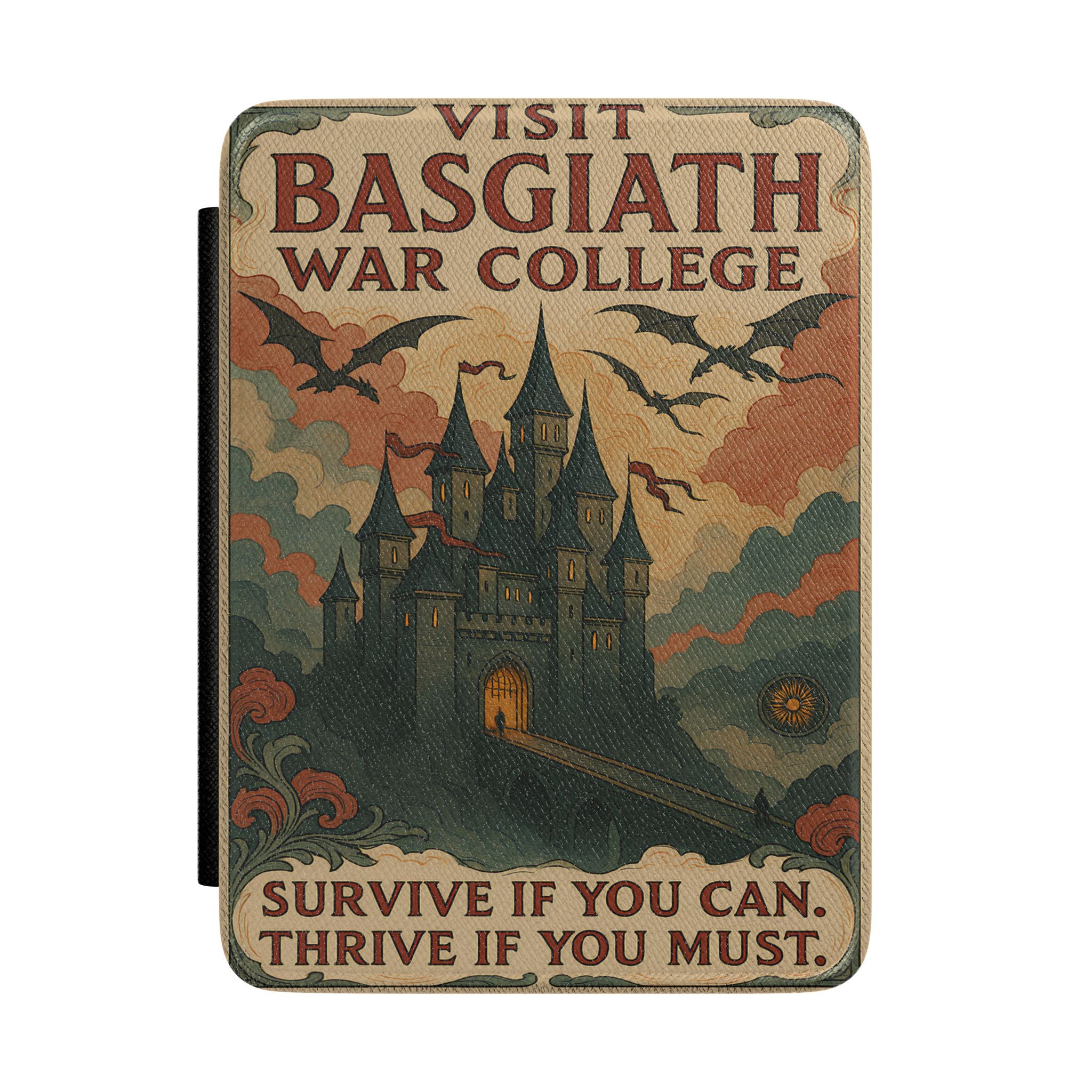 Dragon Rider Kindle Paperwhite Colorsoft Case - Fourth Wing Basgiath War College Wing Leader Case