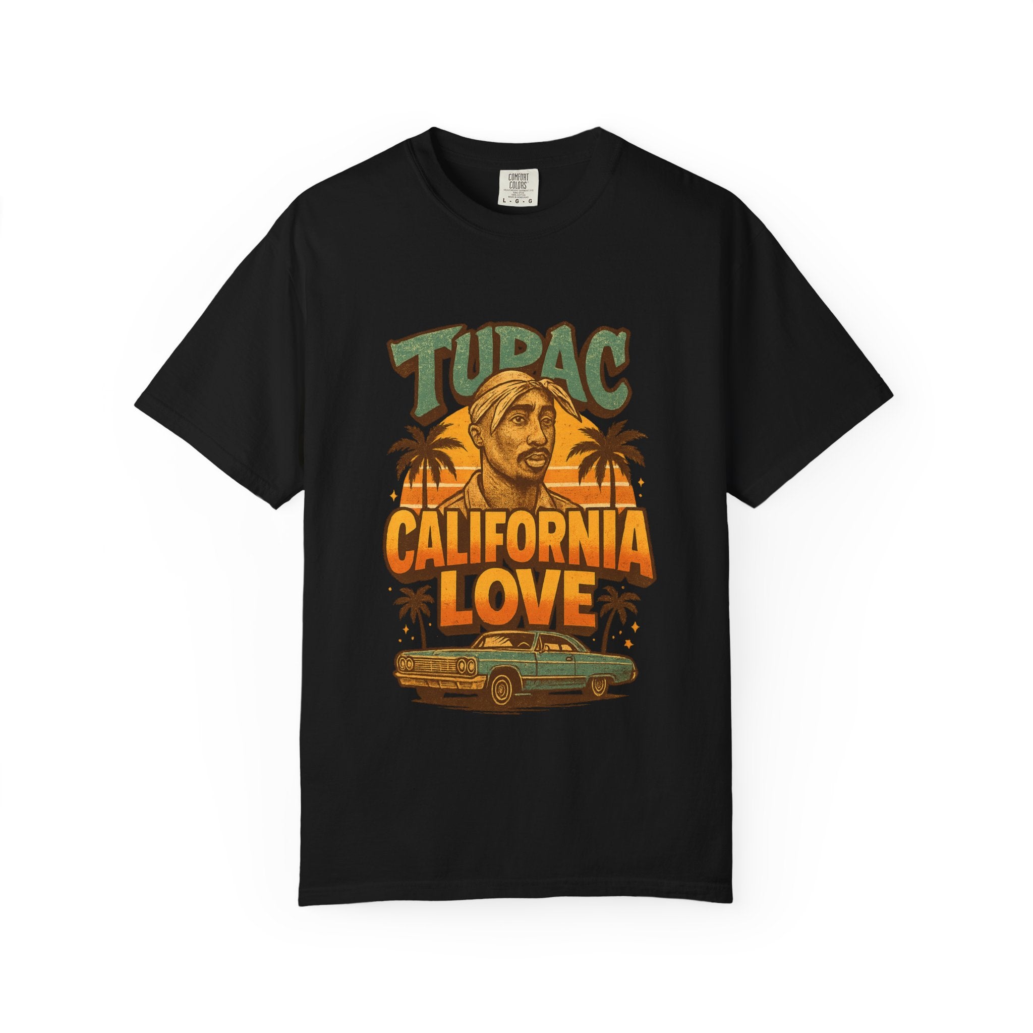 California Love Vintage Hip Hop T-Shirt | Retro 90s Rap Graphic Tee, Comfort Colors Streetwear