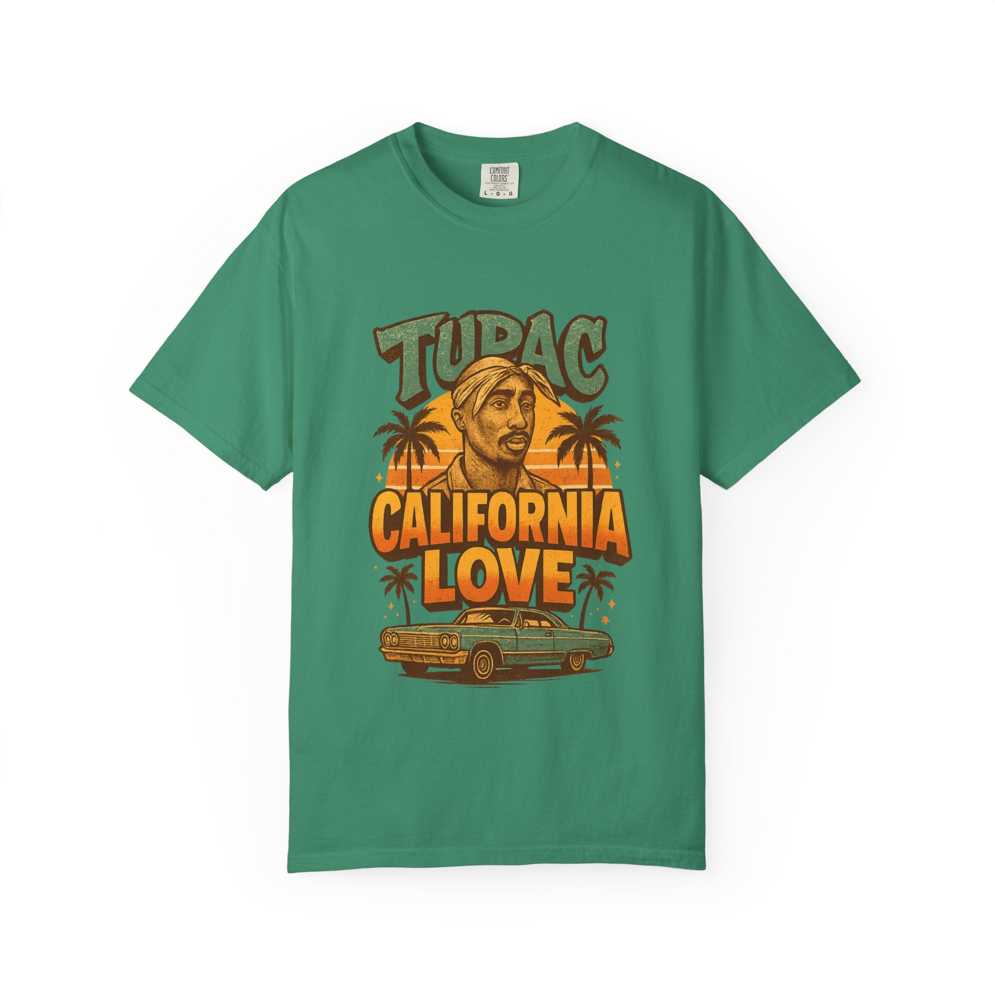 California Love Vintage Hip Hop T-Shirt | Retro 90s Rap Graphic Tee, Comfort Colors Streetwear