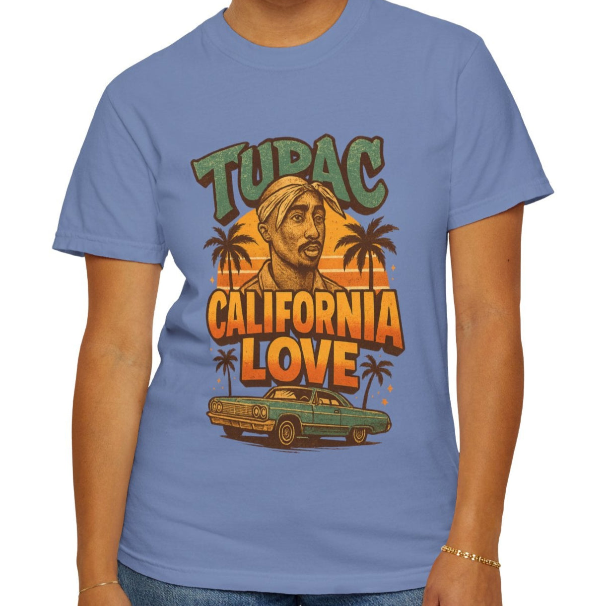 California Love rapper inspired vintage graphic shirt