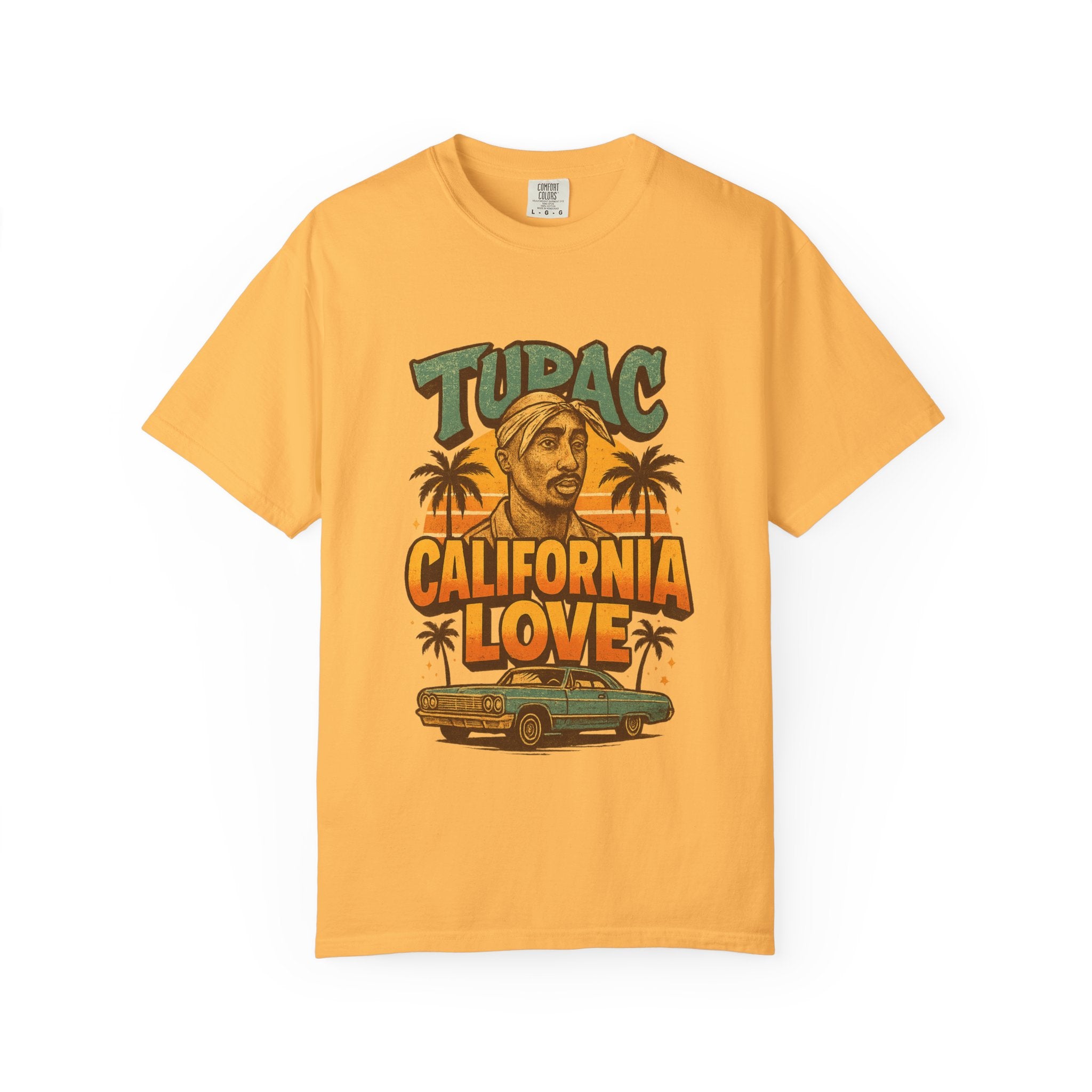 California Love Vintage Hip Hop T-Shirt | Retro 90s Rap Graphic Tee, Comfort Colors Streetwear