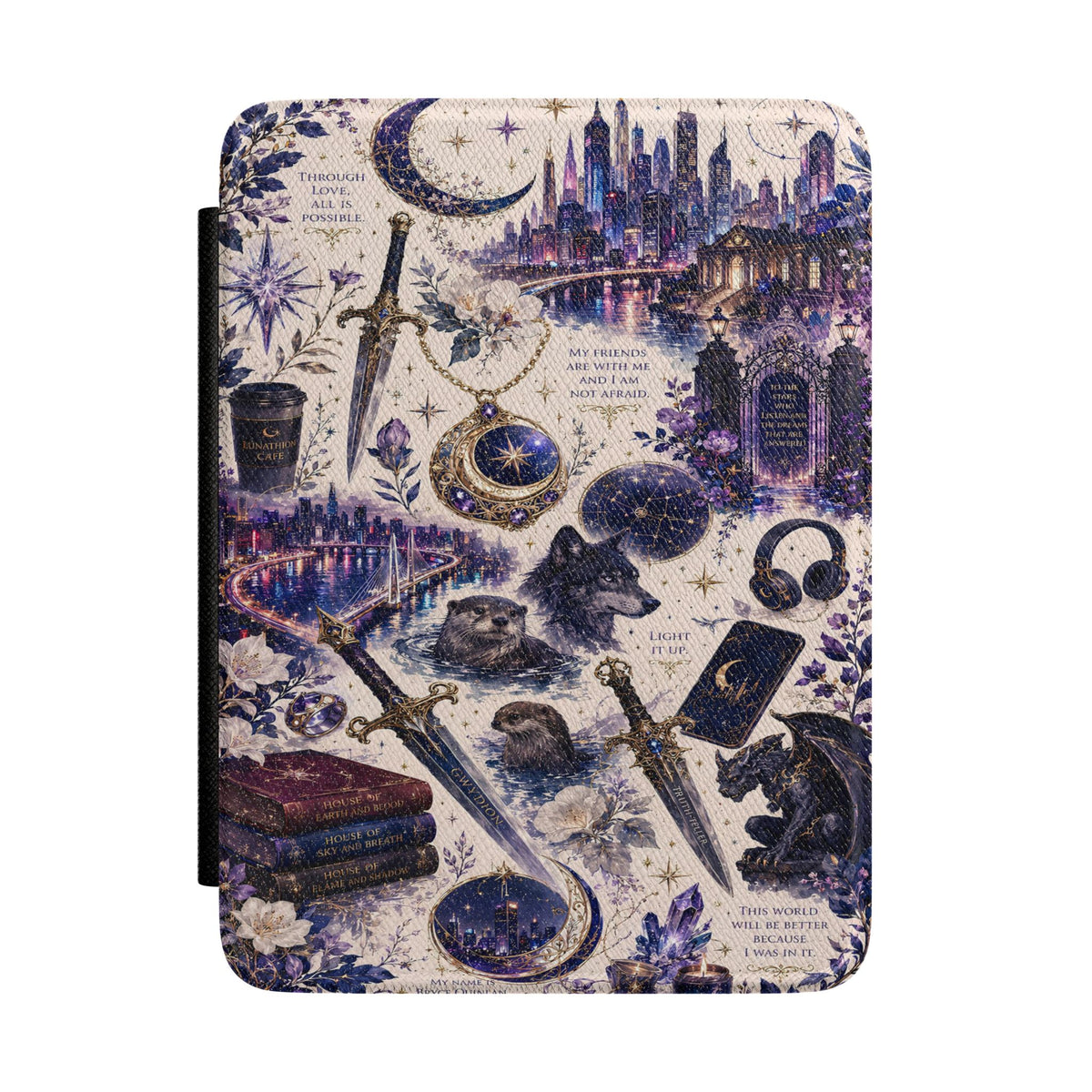 Crescent City Fantasy Kindle Case | Celestial City Kindle Paperwhite Cover