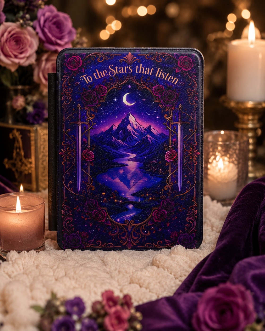 Carry Velaris With You Night Court Inspired Starlit Kindle Case, Paperwhite & Colorsoft