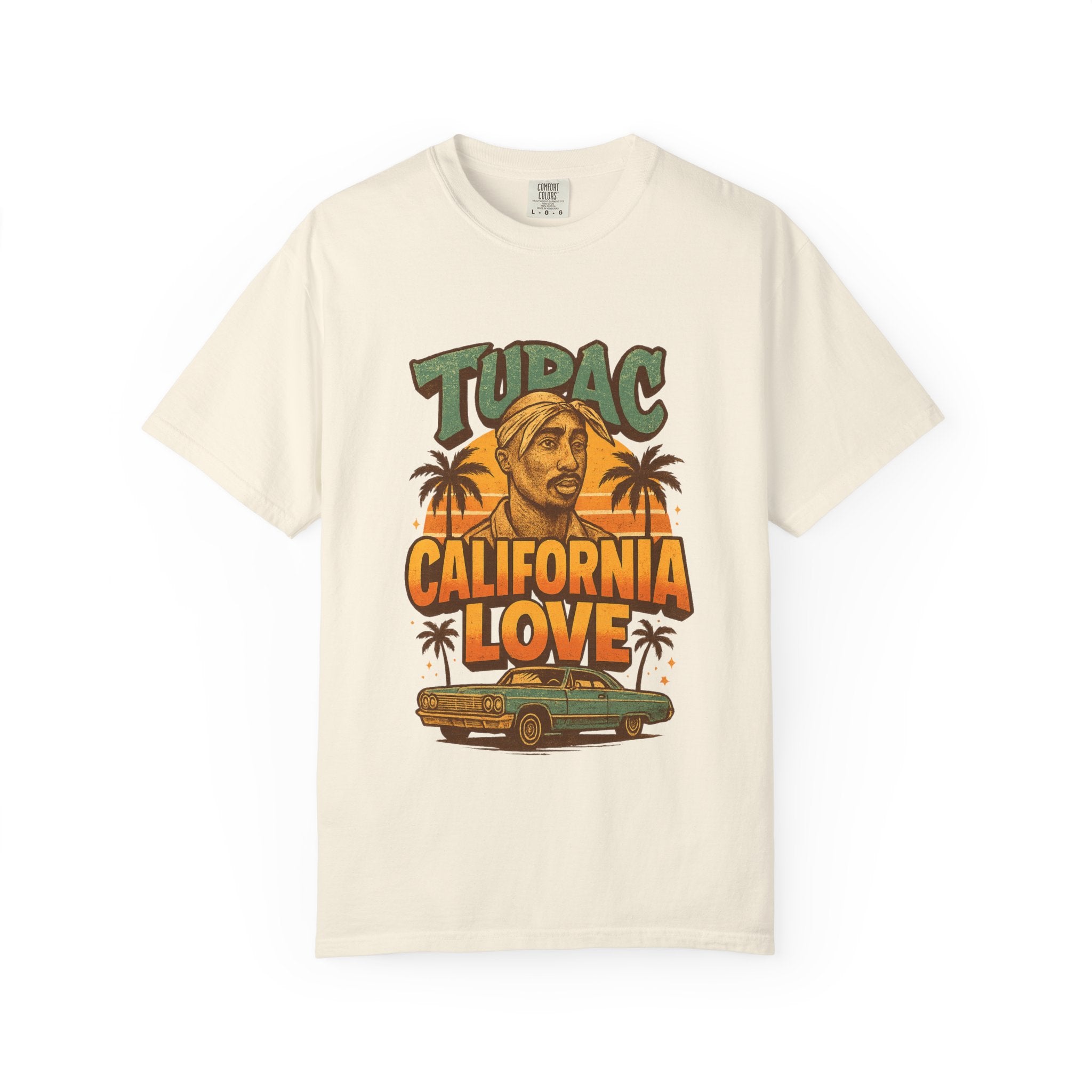 California Love Vintage Hip Hop T-Shirt | Retro 90s Rap Graphic Tee, Comfort Colors Streetwear