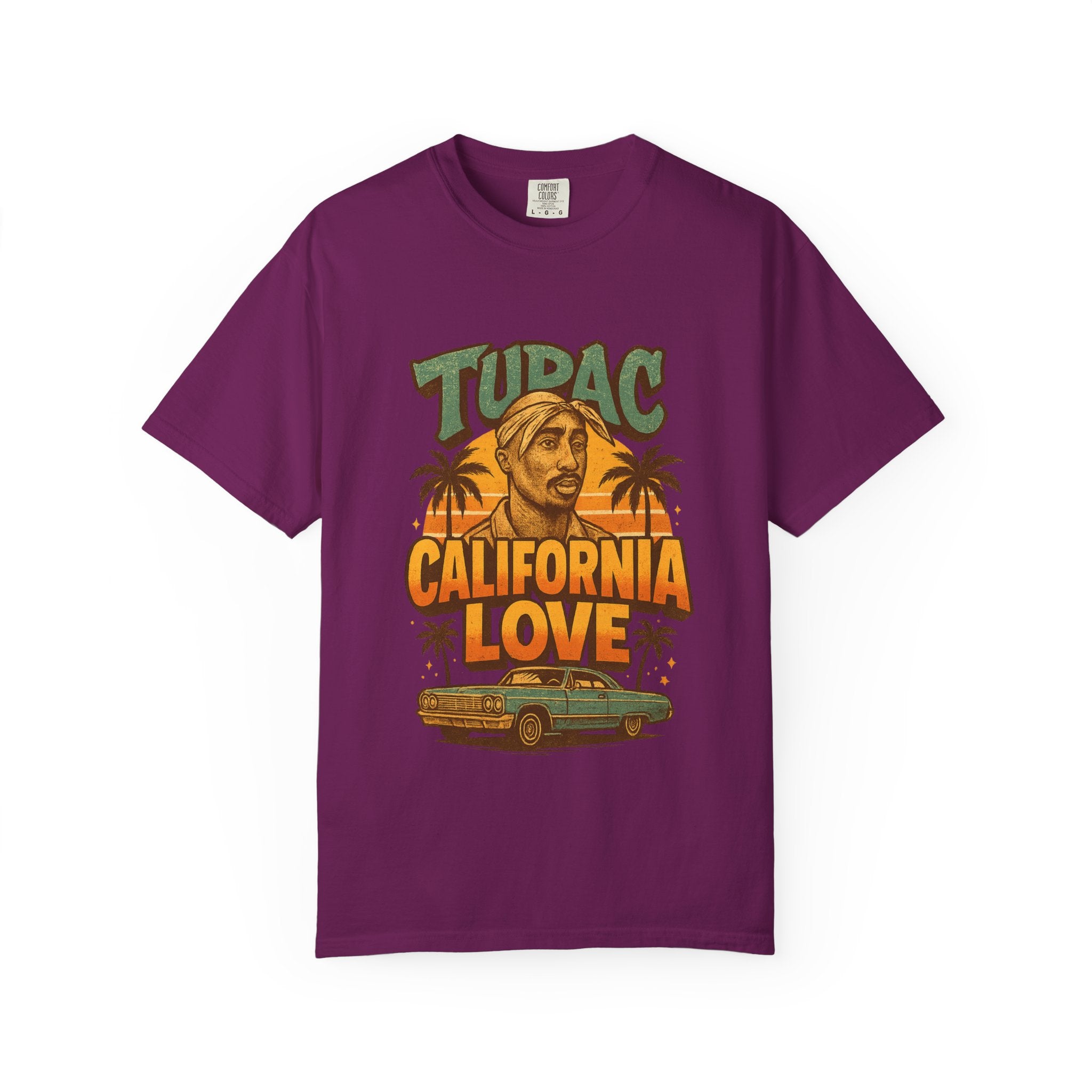 California Love Vintage Hip Hop T-Shirt | Retro 90s Rap Graphic Tee, Comfort Colors Streetwear