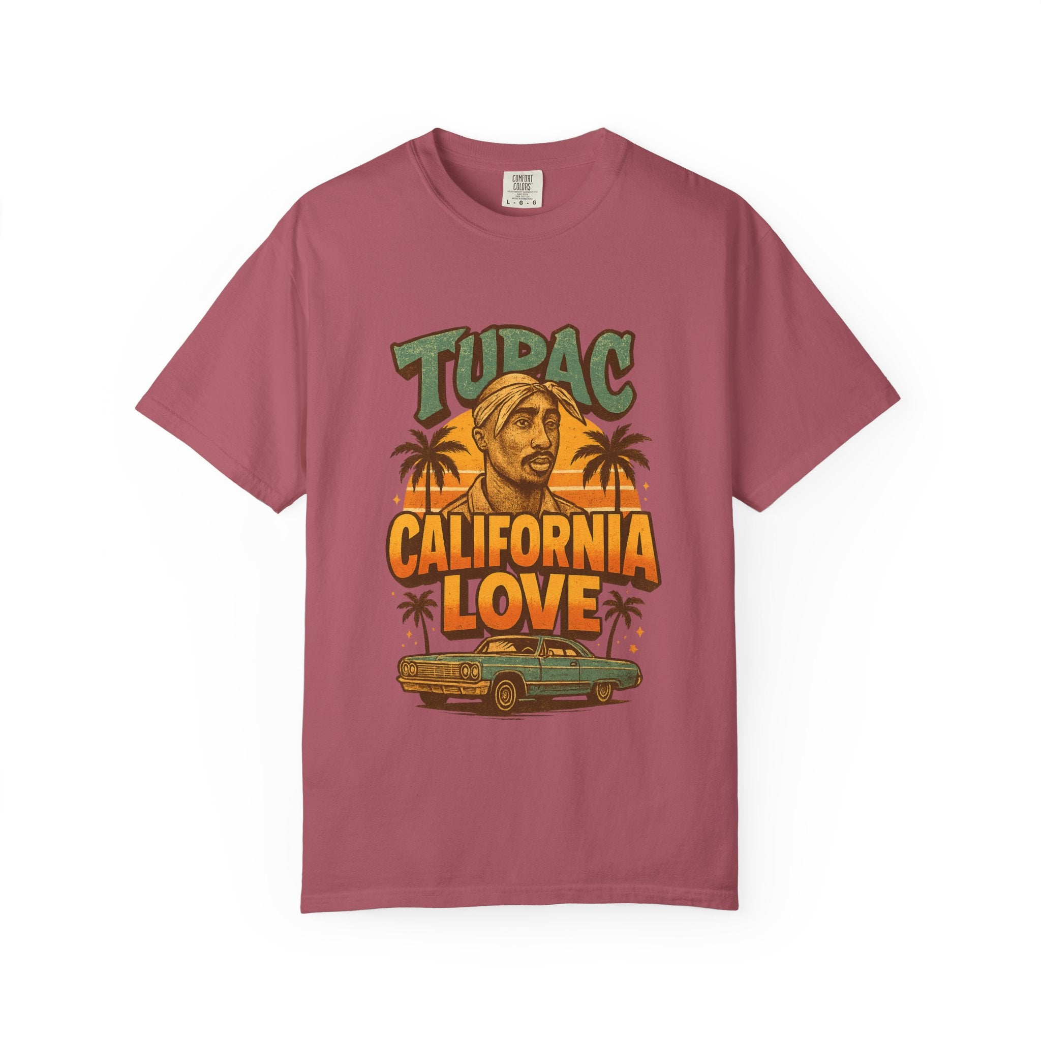 California Love Vintage Hip Hop T-Shirt | Retro 90s Rap Graphic Tee, Comfort Colors Streetwear
