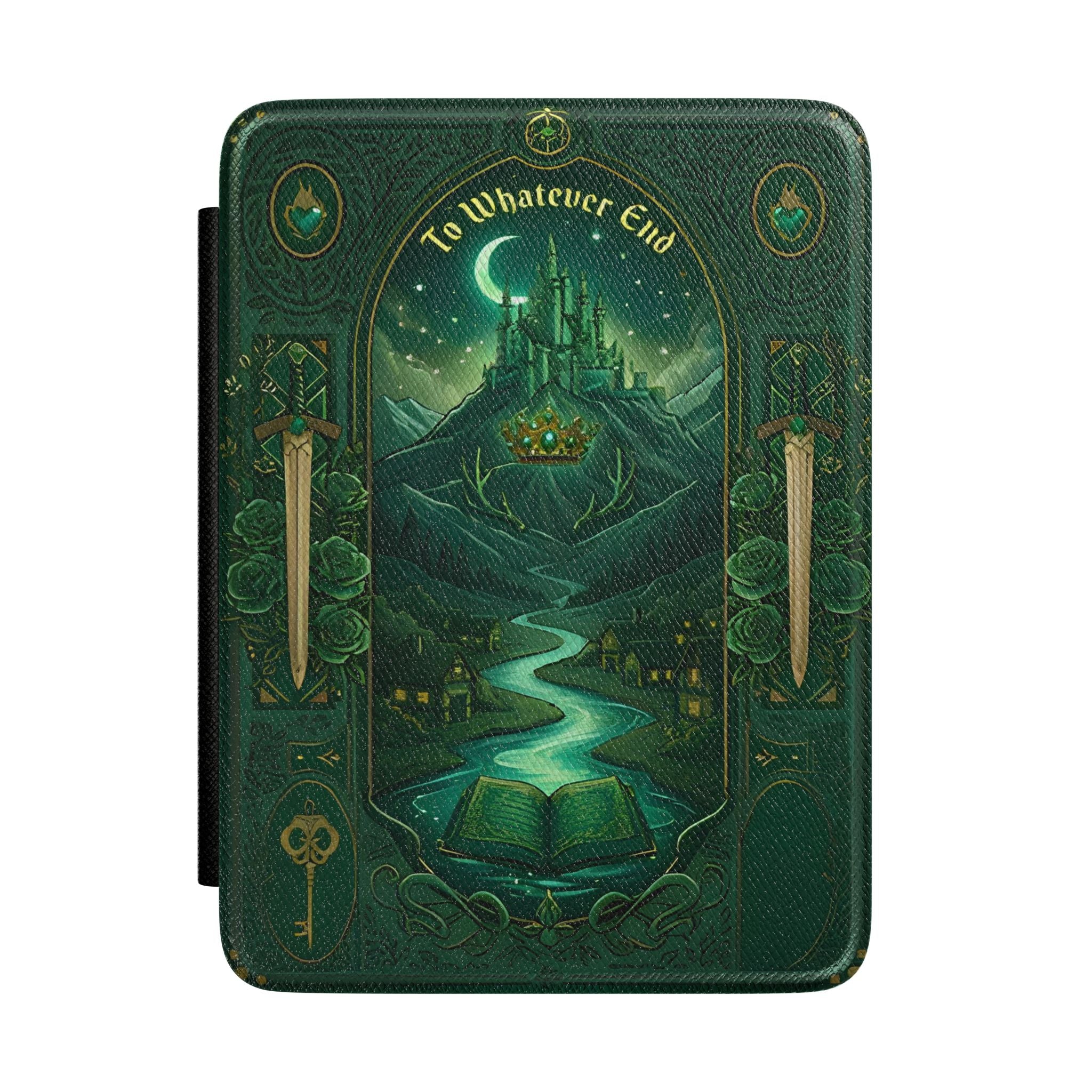 Throne of Glass Kindle Paperwhite Colorsoft Case – Dark Academia Romantasy Cover, Magnetic & Protective