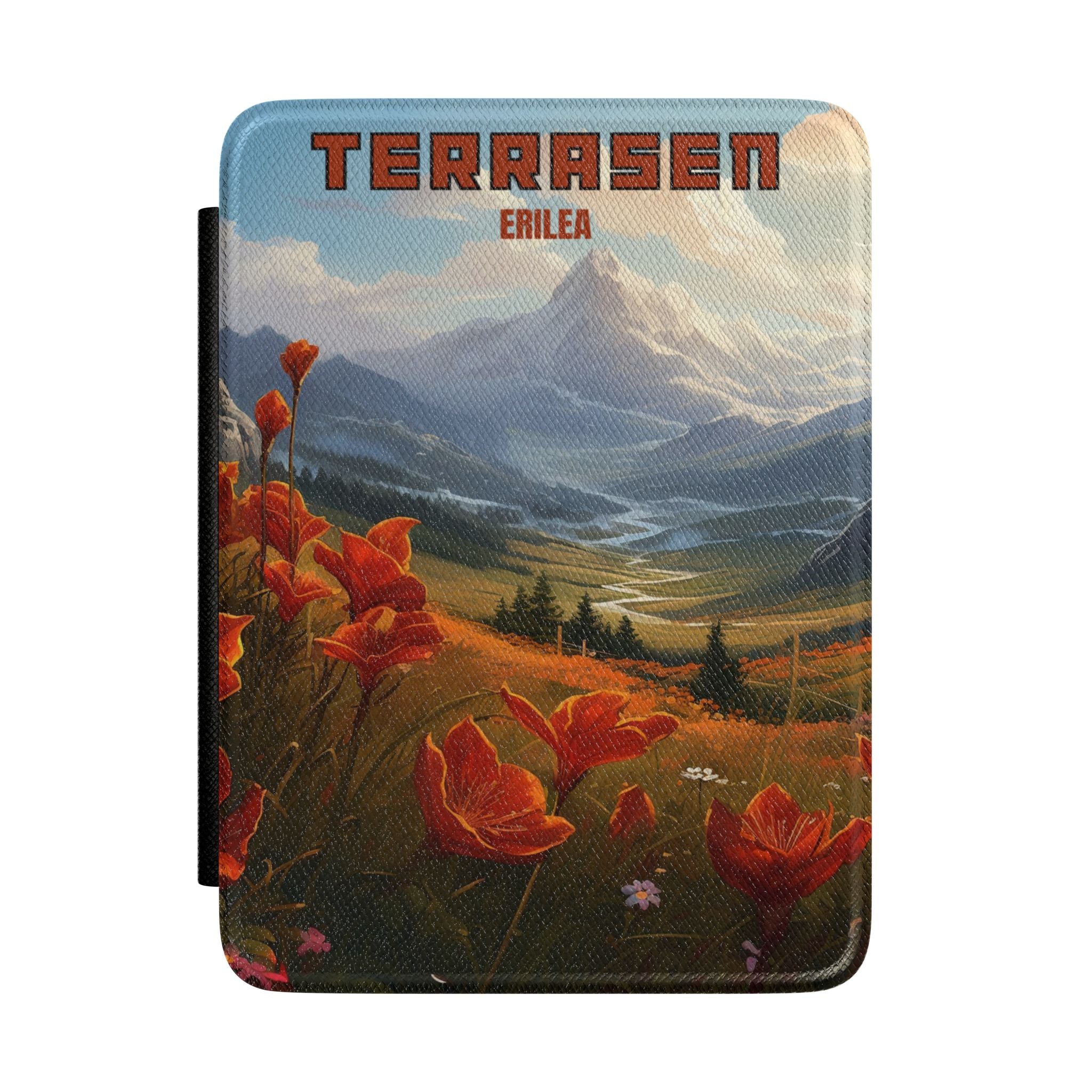 Throne of Glass Terrasen Kindle Paperwhite Colorsoft Case Terrasen Vintage Travel Poster