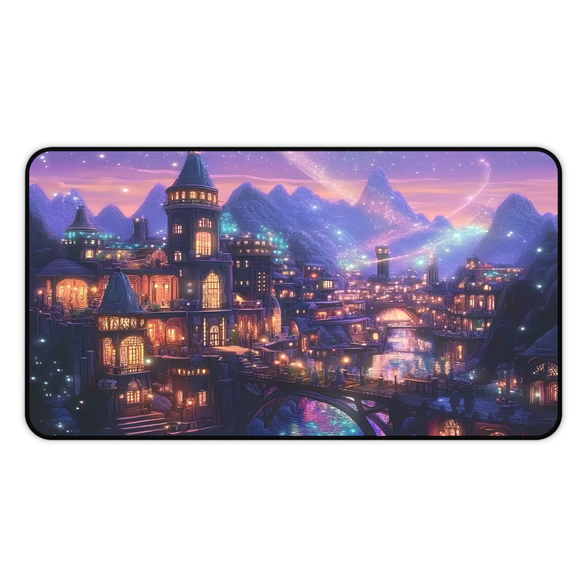 enchanted rainbow mouse pad with mystical fantasy design and smooth glide