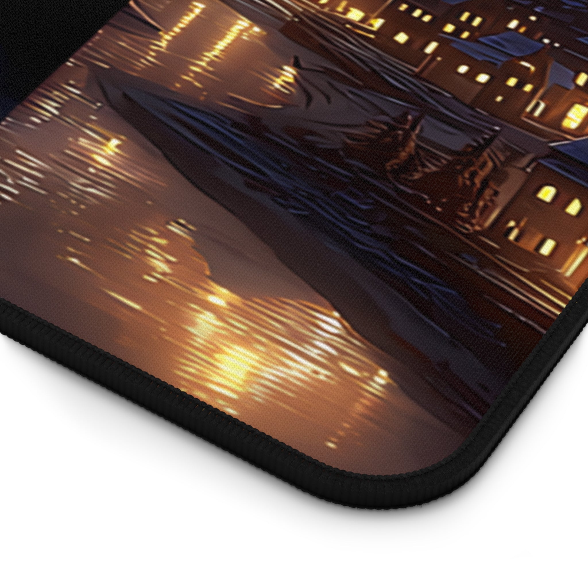 Scenes of Velaris Desk Mat | Fantasy Starry City Nightscape Gaming Mouse Pad Bookish Desk Decor
