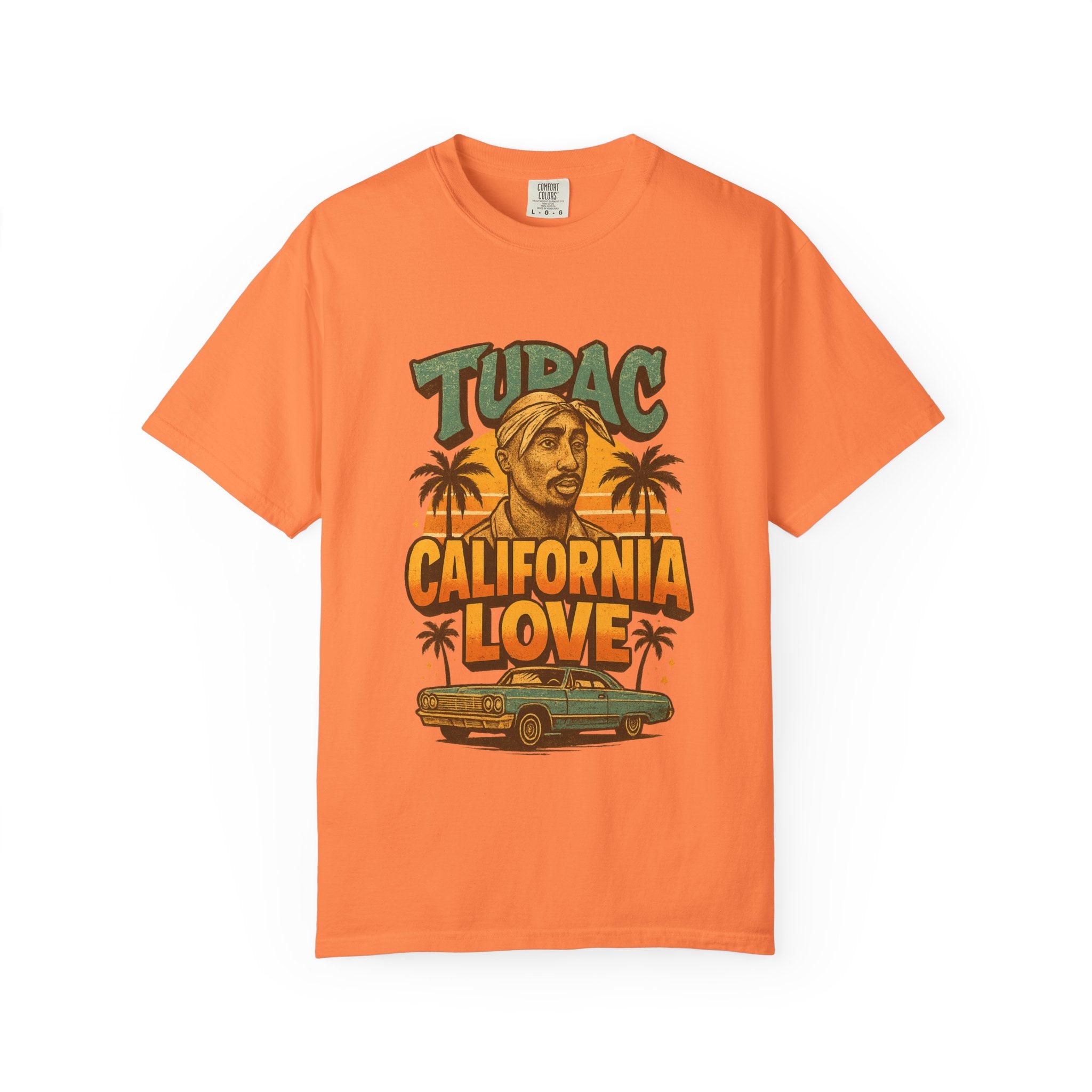 California Love Vintage Hip Hop T-Shirt | Retro 90s Rap Graphic Tee, Comfort Colors Streetwear