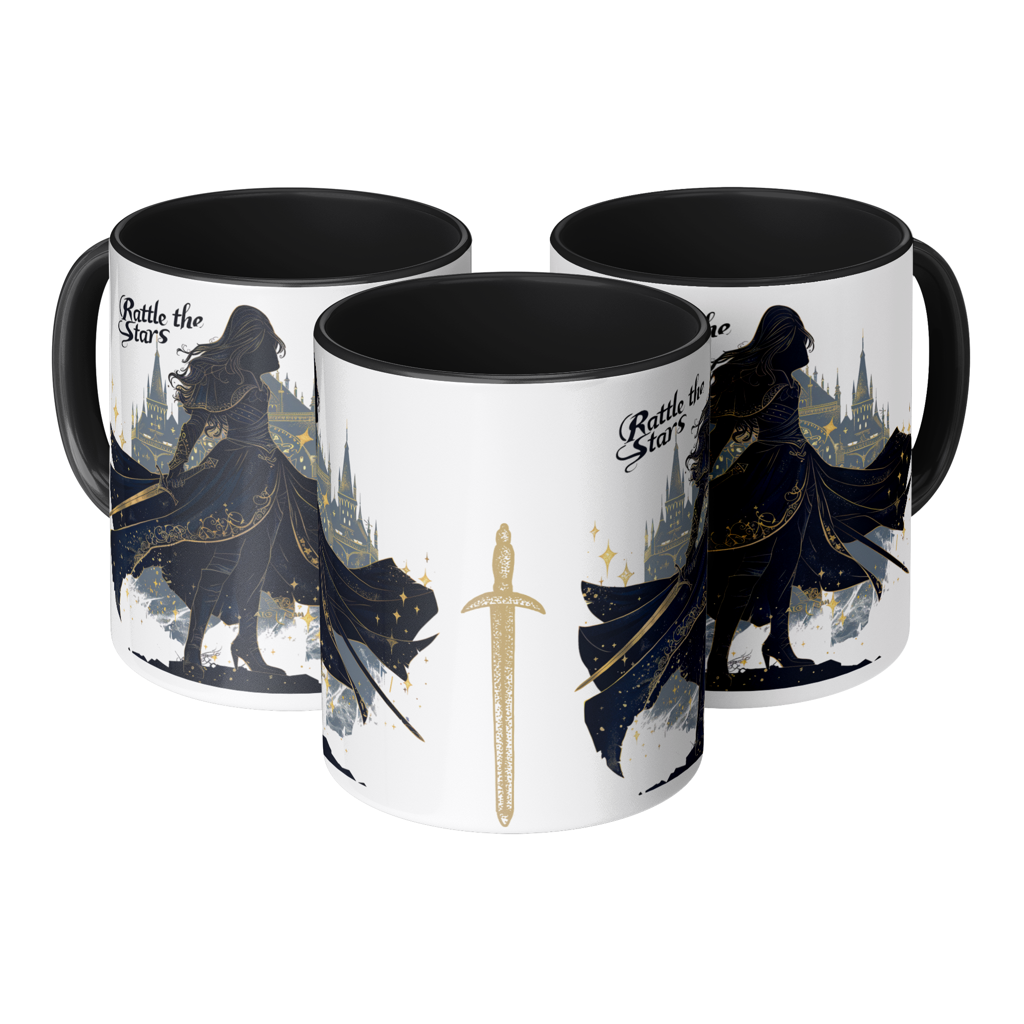 fantasy romance inspired mug, dark academia fantasy coffee cup, cottagecore book lover mug, fantasy merch for romantasy fans