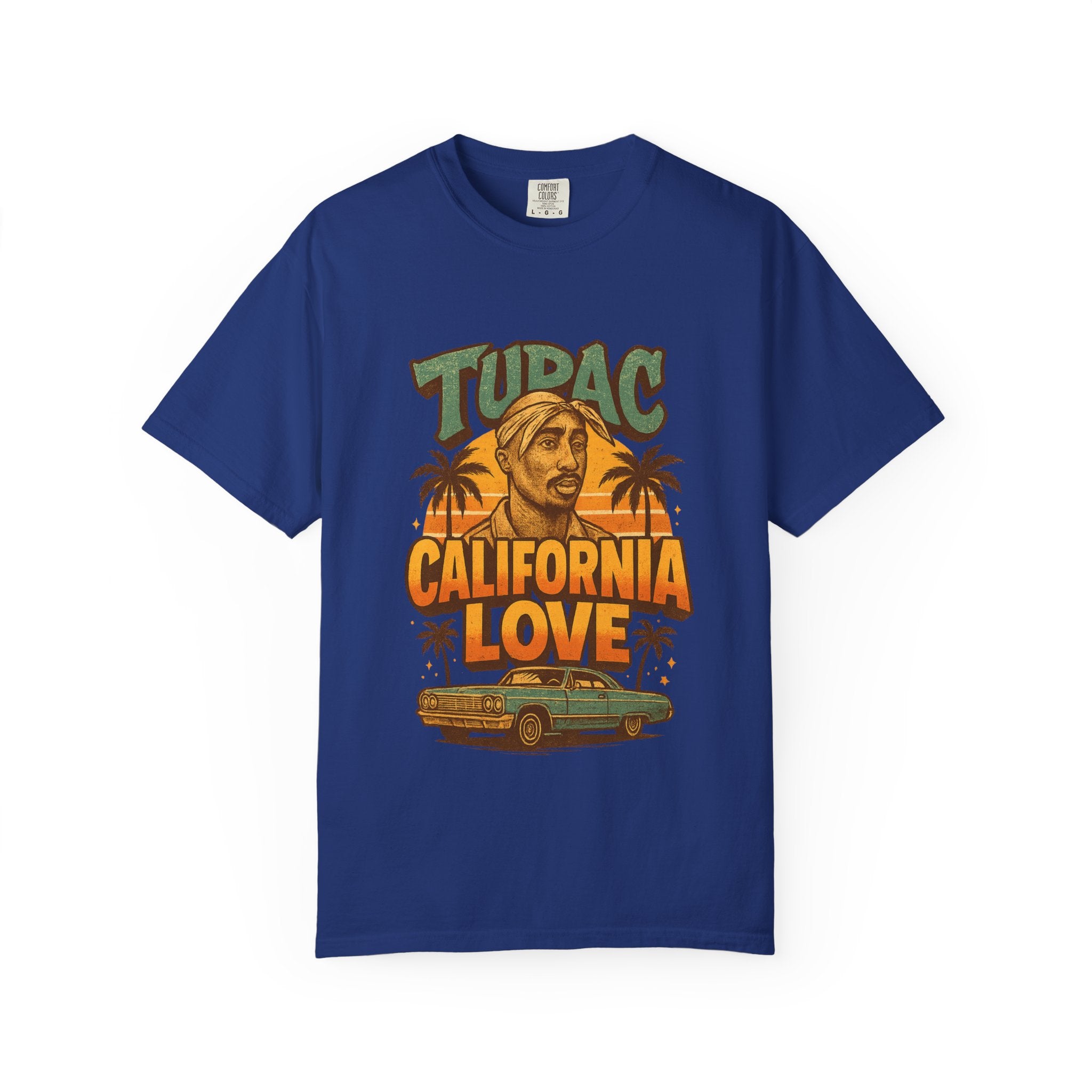 California Love Vintage Hip Hop T-Shirt | Retro 90s Rap Graphic Tee, Comfort Colors Streetwear