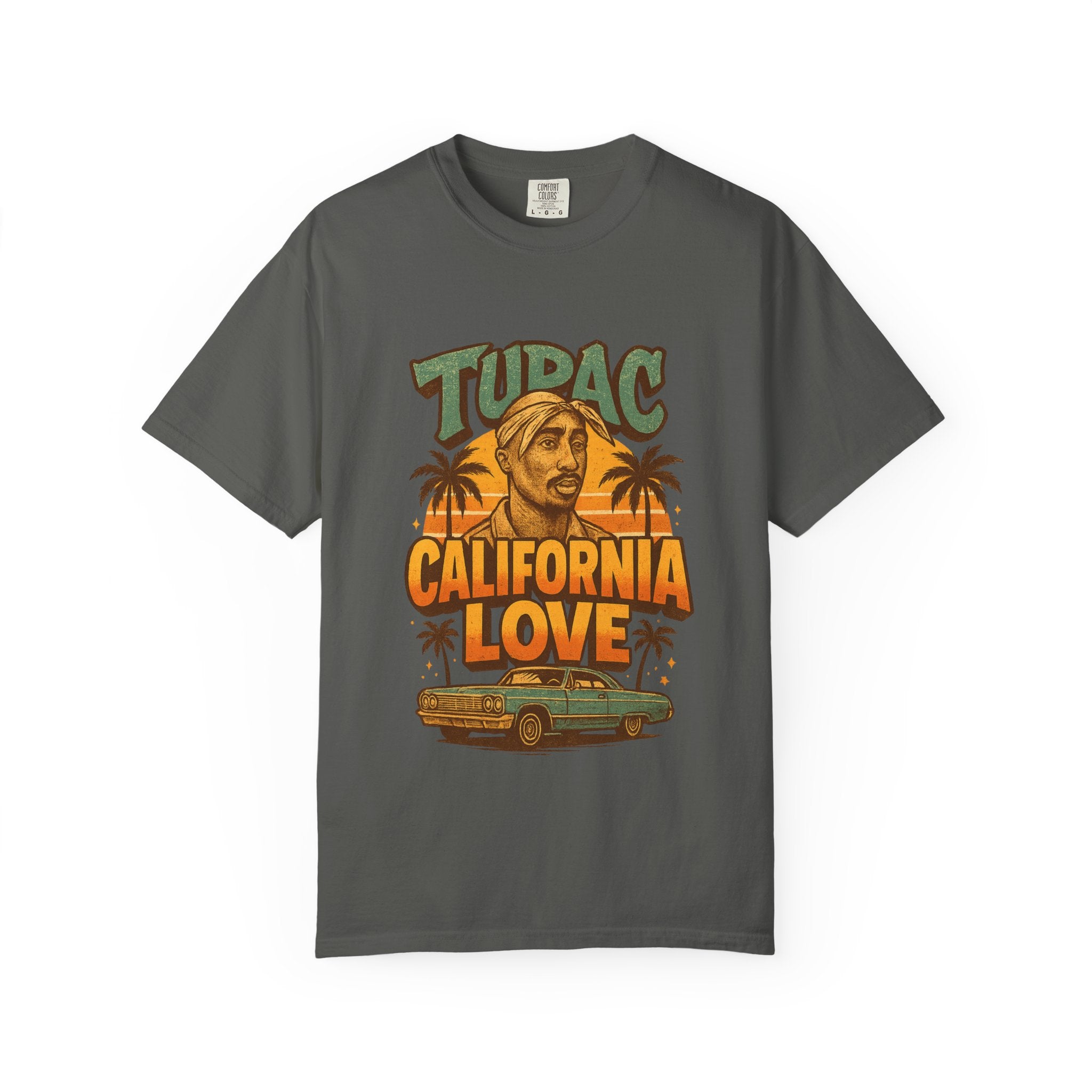California Love Vintage Hip Hop T-Shirt | Retro 90s Rap Graphic Tee, Comfort Colors Streetwear