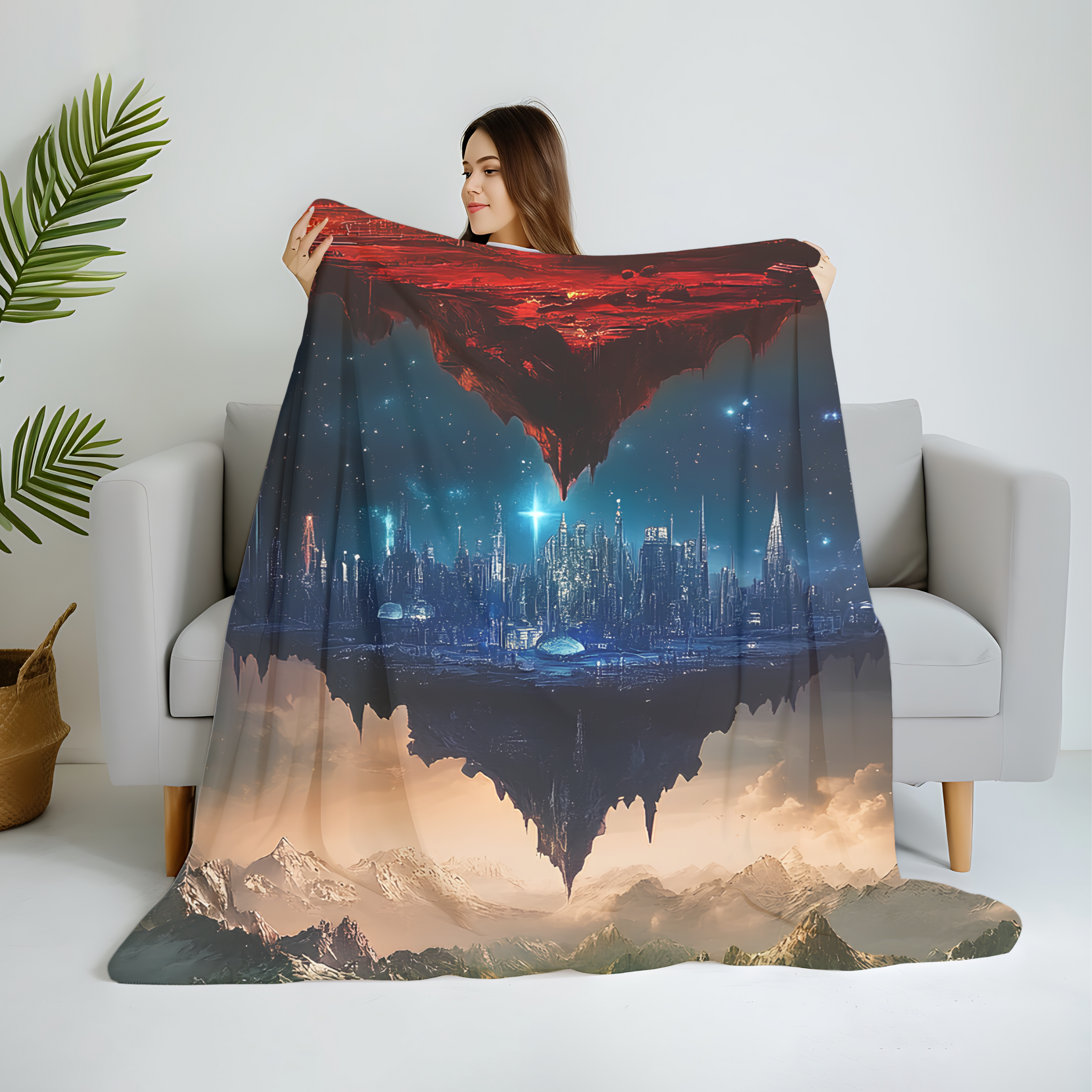 ACOTAR, Crescent City, Throne of Glass, Maasverse, Cozy Book Lover Gift, Reading Nook Throw