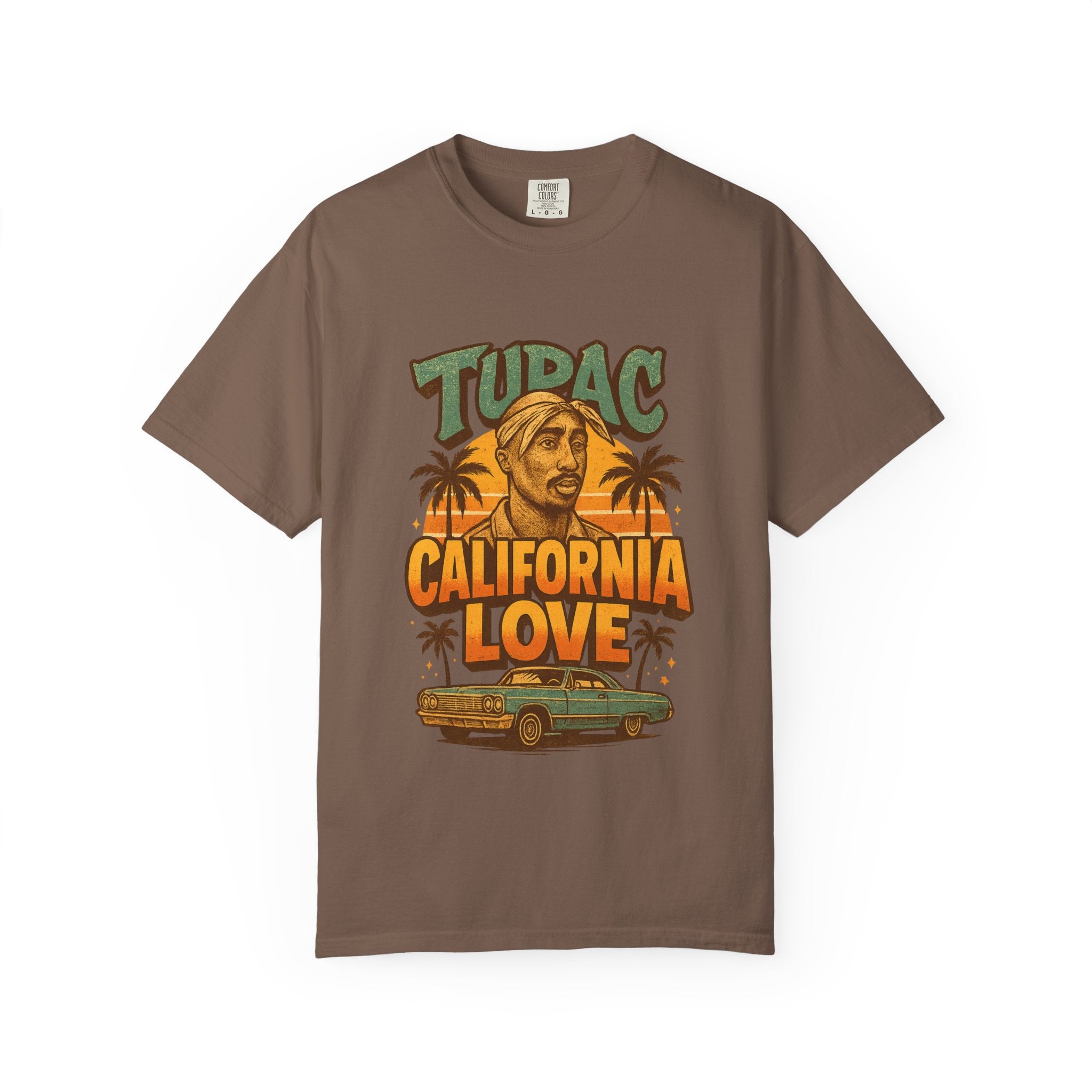 California Love Vintage Hip Hop T-Shirt | Retro 90s Rap Graphic Tee, Comfort Colors Streetwear