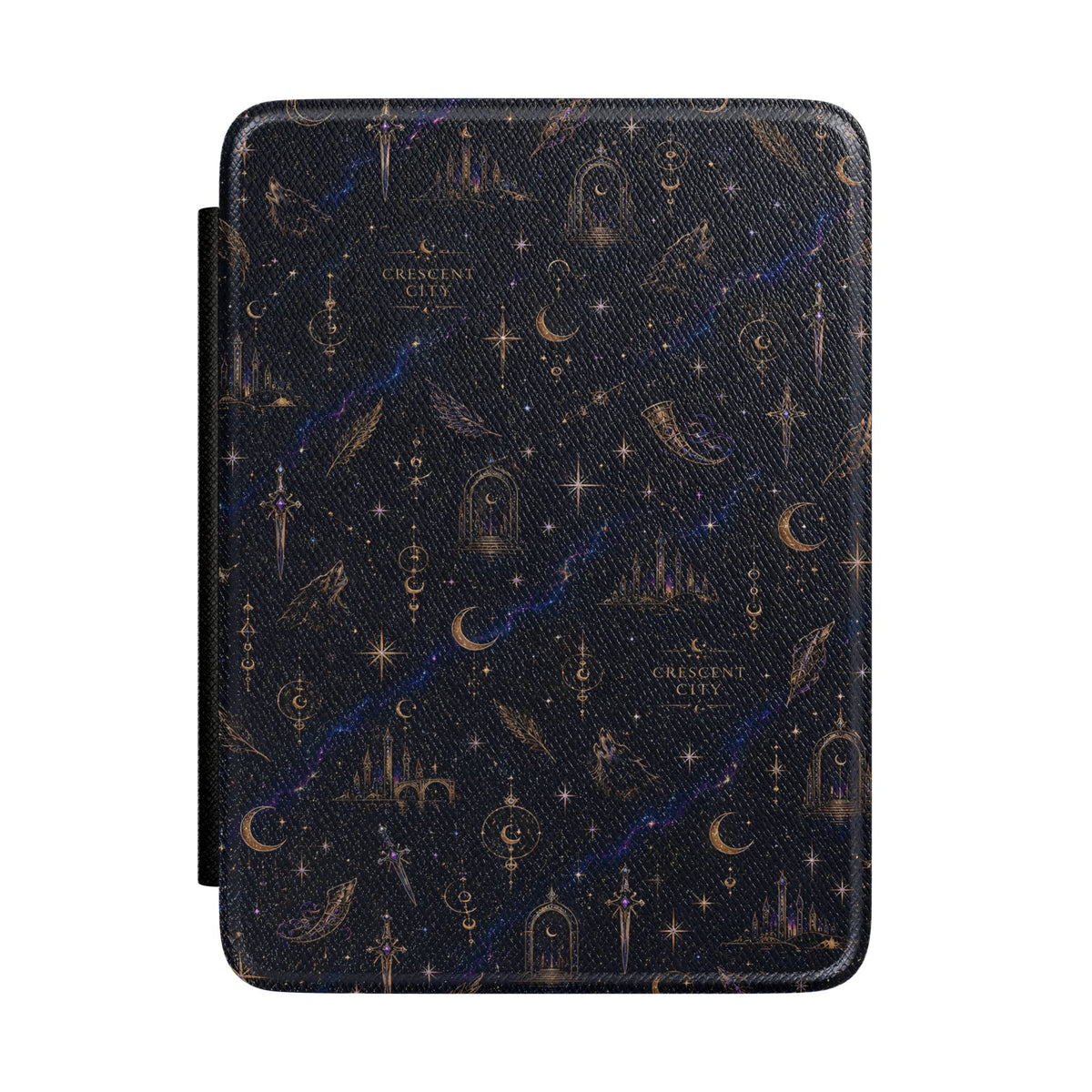 Crescent City Dark Celestial Kindle Case – Moon & Stars Fantasy Cover