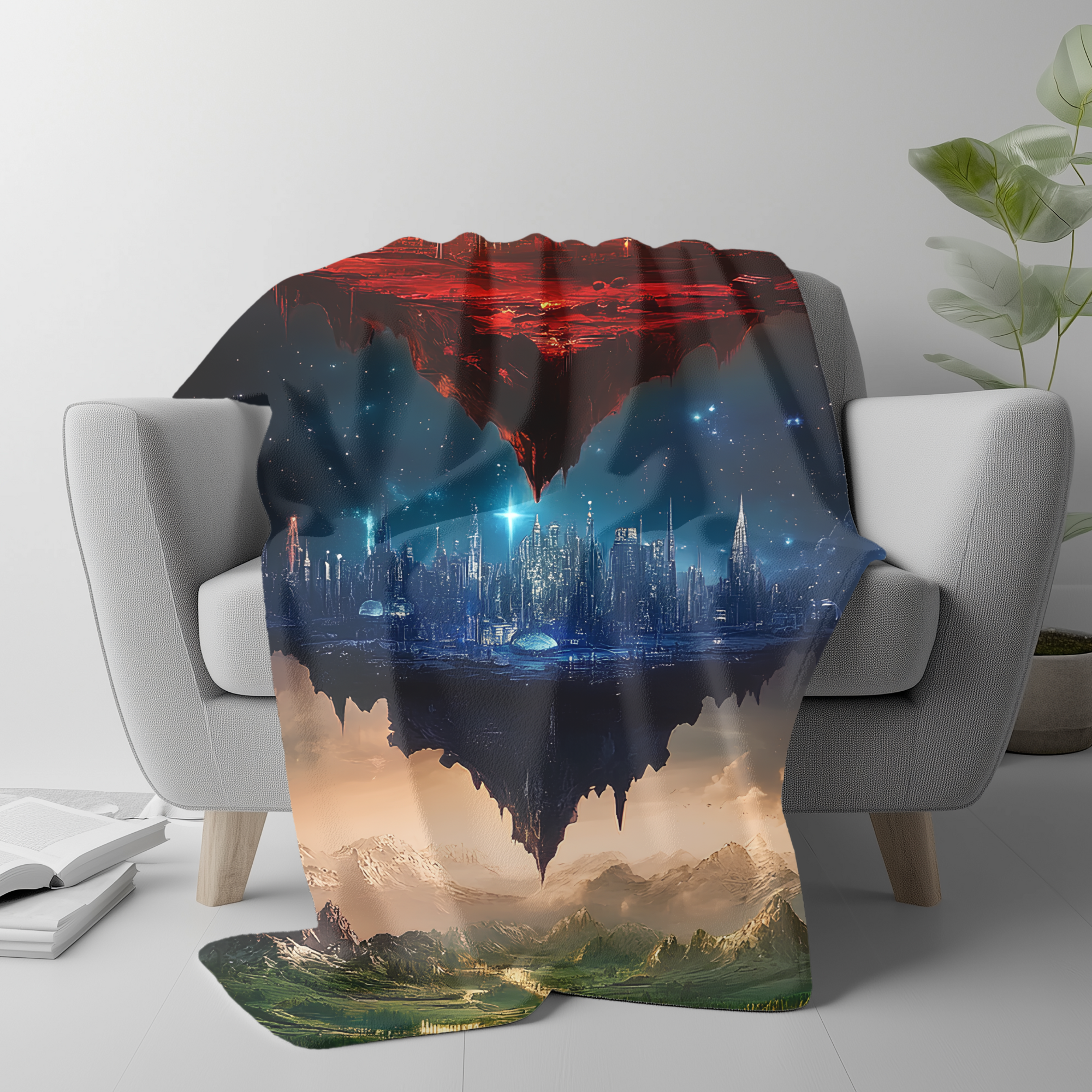 ACOTAR, Crescent City, Throne of Glass, Maasverse, Cozy Book Lover Gift, Reading Nook Throw