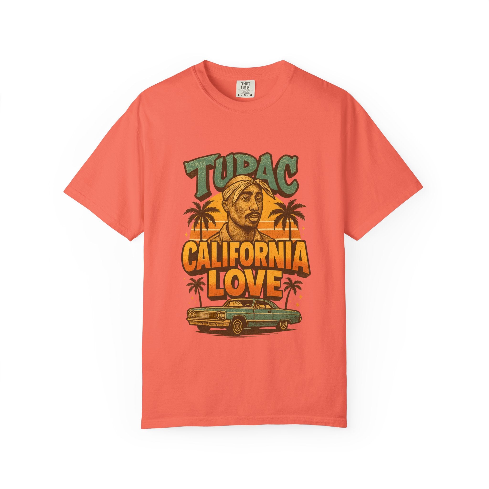 California Love Vintage Hip Hop T-Shirt | Retro 90s Rap Graphic Tee, Comfort Colors Streetwear