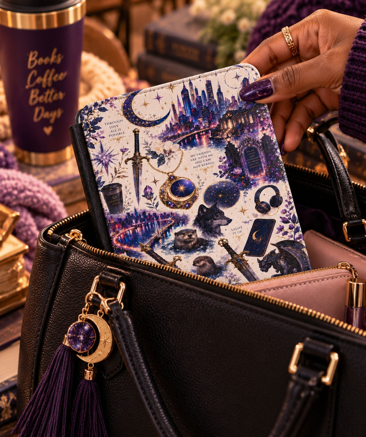 Crescent City Fantasy Kindle Case | Celestial City Kindle Paperwhite Cover