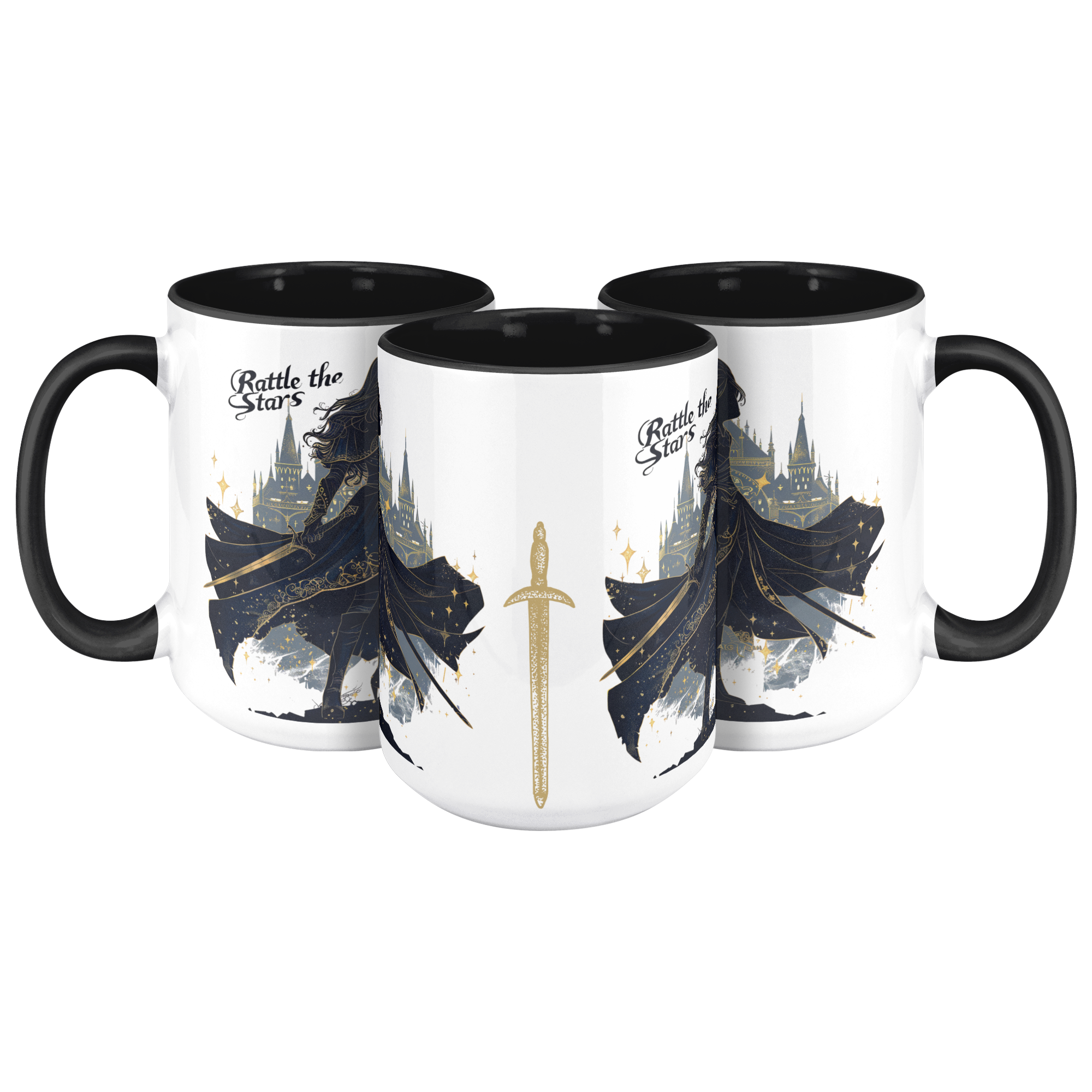 cottagecore fantasy mug for readers, empowering book lover coffee mug, cozy fantasy reader morning cup