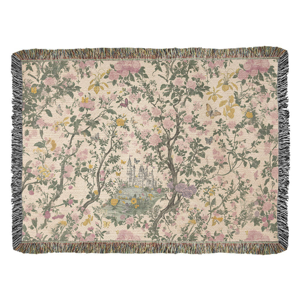 Fairytale Castle Woven Blanket