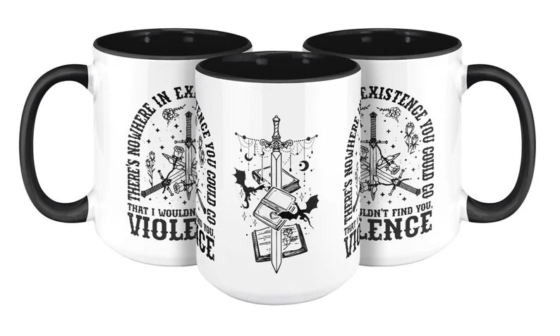 Wing Leader Basgiath War College 15oz Mug – Fourth Wing Fan Must-Have
