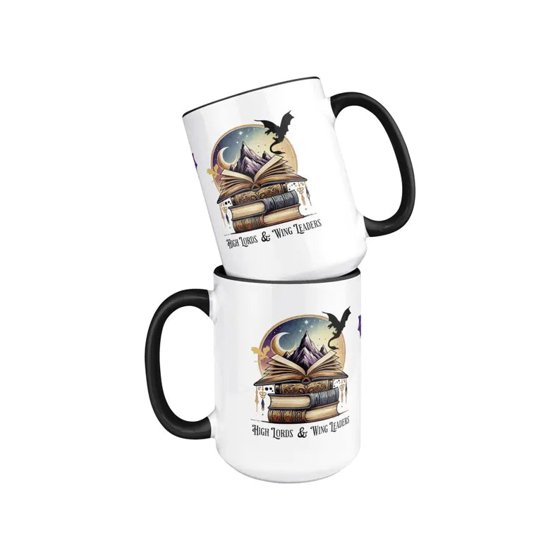 ACOTAR Fourth Wing Fantasy Mug - High Lords & Wing Leaders Book Lover Gift for SJM Fans 15oz