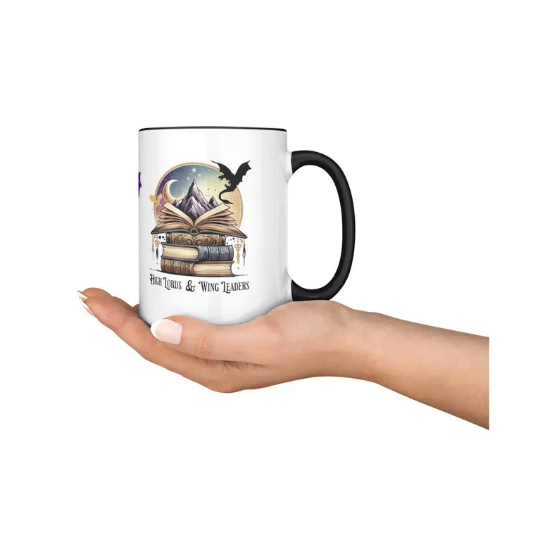 ACOTAR Fourth Wing Fantasy Mug - High Lords & Wing Leaders Book Lover Gift for SJM Fans 15oz