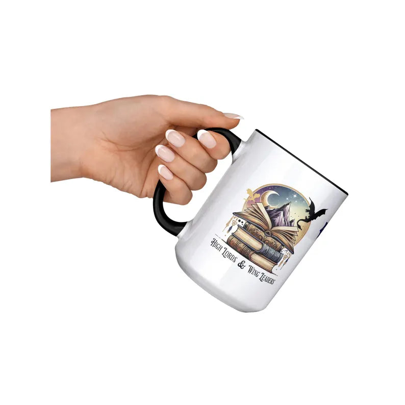 ACOTAR Fourth Wing Fantasy Mug - High Lords & Wing Leaders Book Lover Gift for SJM Fans 15oz
