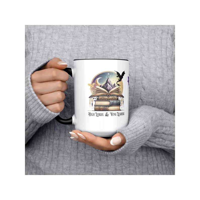ACOTAR Fourth Wing Fantasy Mug - High Lords & Wing Leaders Book Lover Gift for SJM Fans 15oz