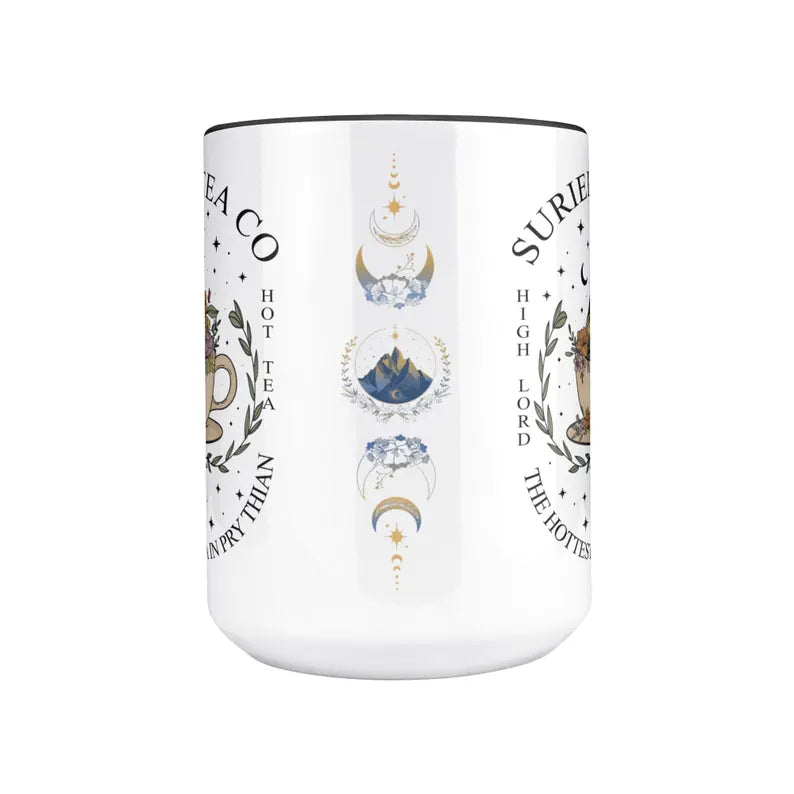 Suriel Tea Co ACOTAR Mug – Velaris Night Court Bookish Gift (15oz)