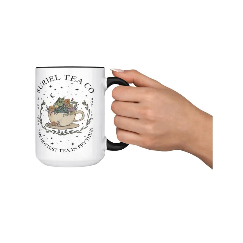 Suriel Tea Co ACOTAR Mug – Velaris Night Court Bookish Gift (15oz)