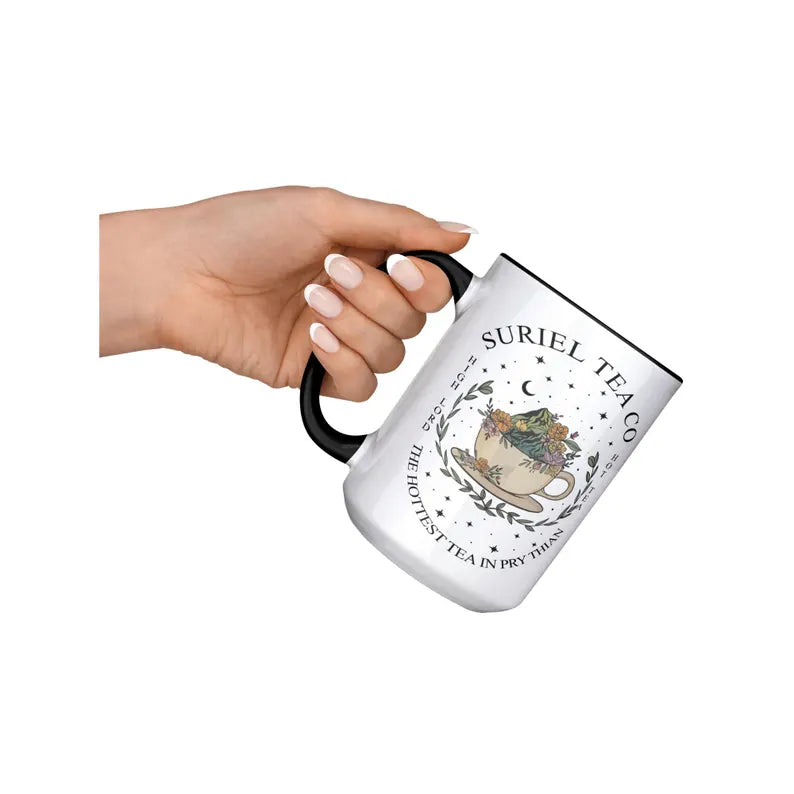 Suriel Tea Co ACOTAR Mug – Velaris Night Court Bookish Gift (15oz)