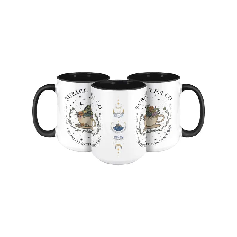 Suriel Tea Co ACOTAR Mug – Velaris Night Court Bookish Gift (15oz)