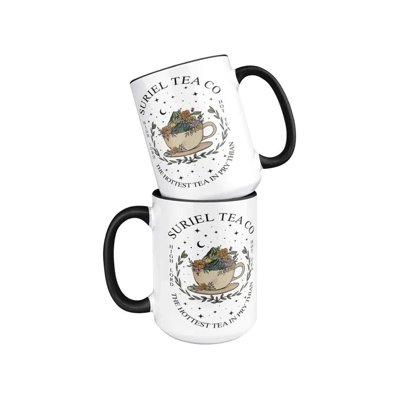 Suriel Tea Co ACOTAR Mug – Velaris Night Court Bookish Gift (15oz)