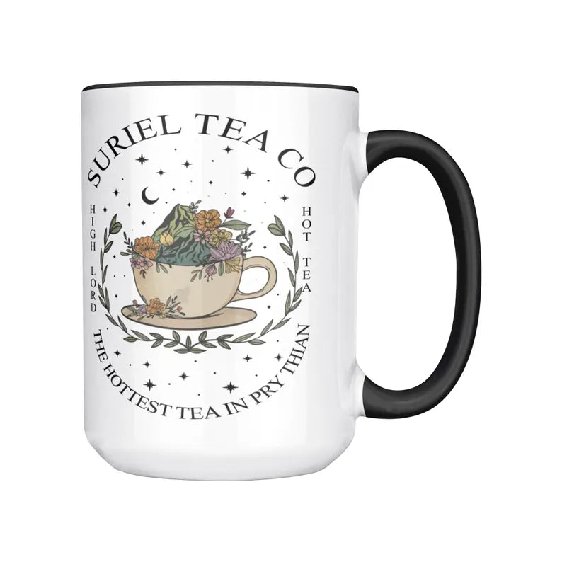 Suriel Tea Co ACOTAR Mug – Velaris Night Court Bookish Gift (15oz)