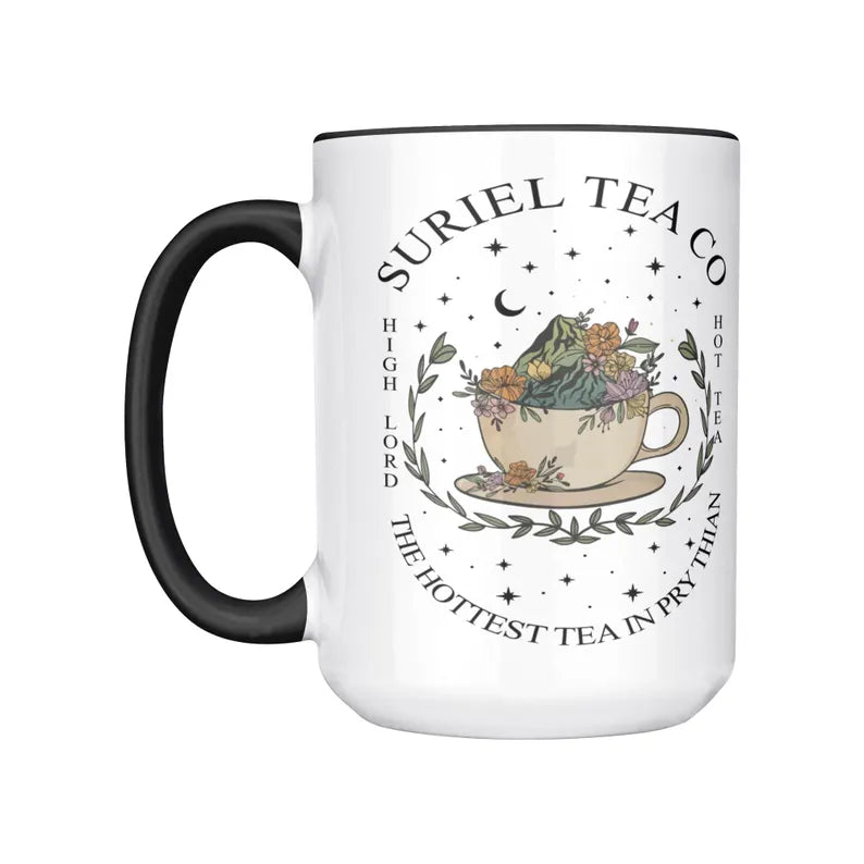 Suriel Tea Co ACOTAR Mug – Velaris Night Court Bookish Gift (15oz)