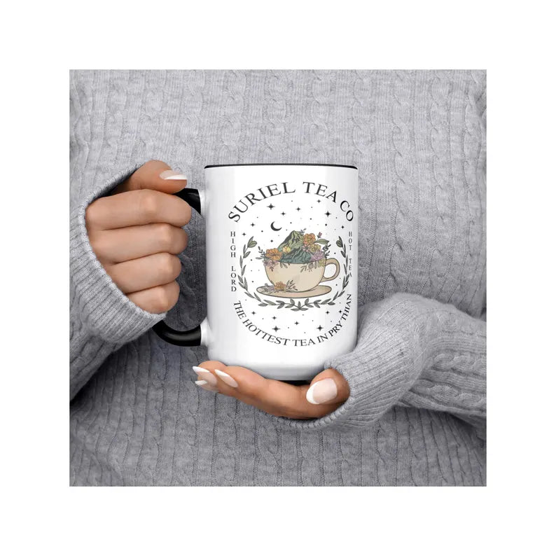 Suriel Tea Co ACOTAR Mug – Velaris Night Court Bookish Gift (15oz)