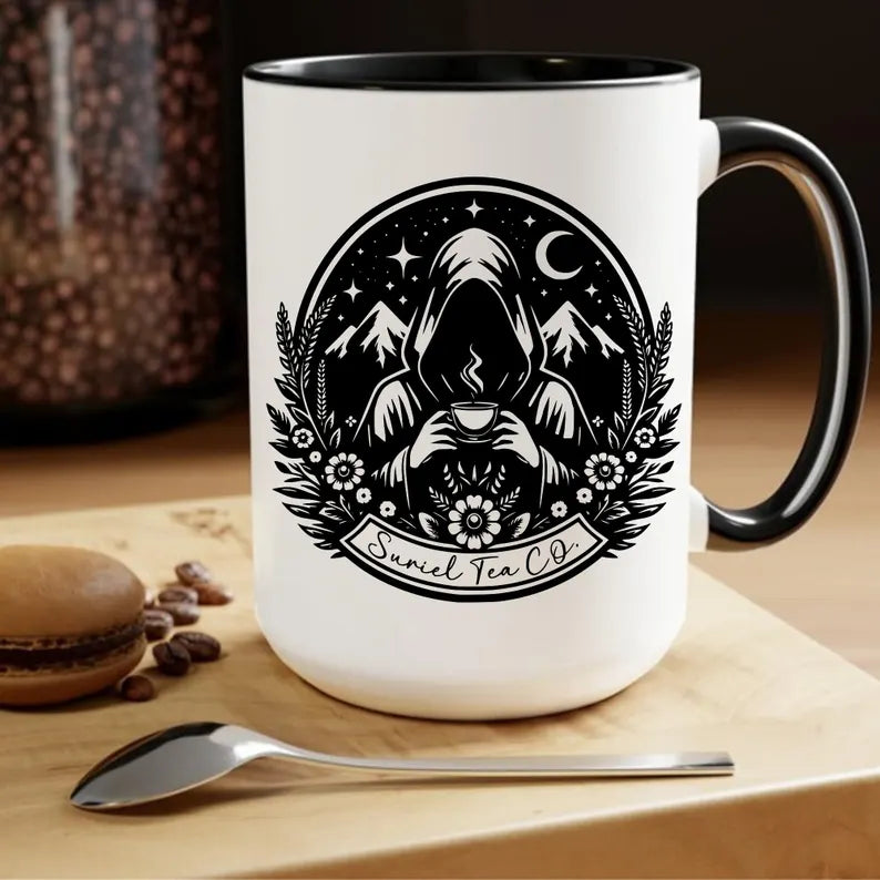 ACOTAR Inspired 15oz Ceramic Mug – Enchanting Velaris Book Gift