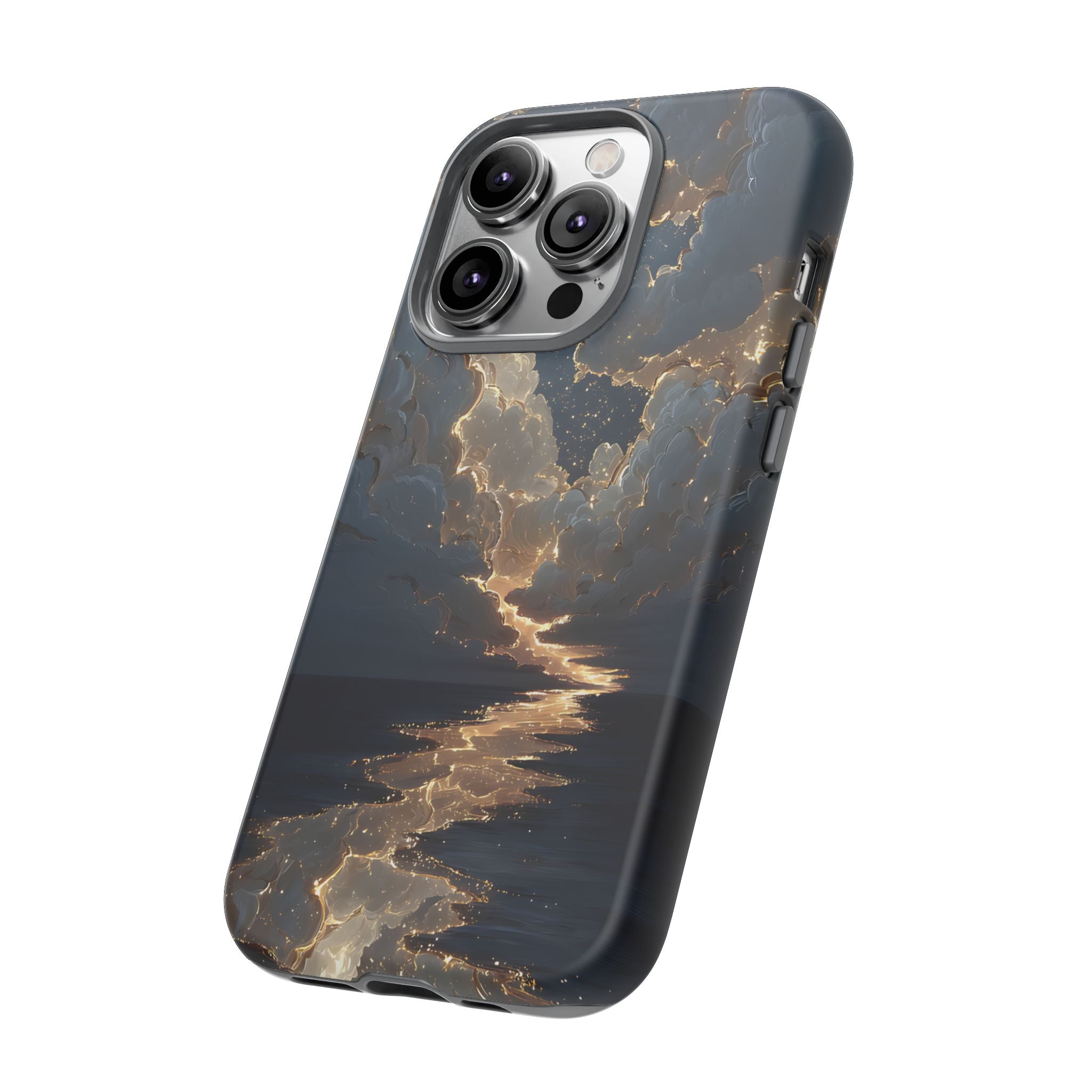 Celestial Night Sky Phone Case | Starry Cloud iPhone Cover, Protective Galaxy Case Gift for Dreamers
