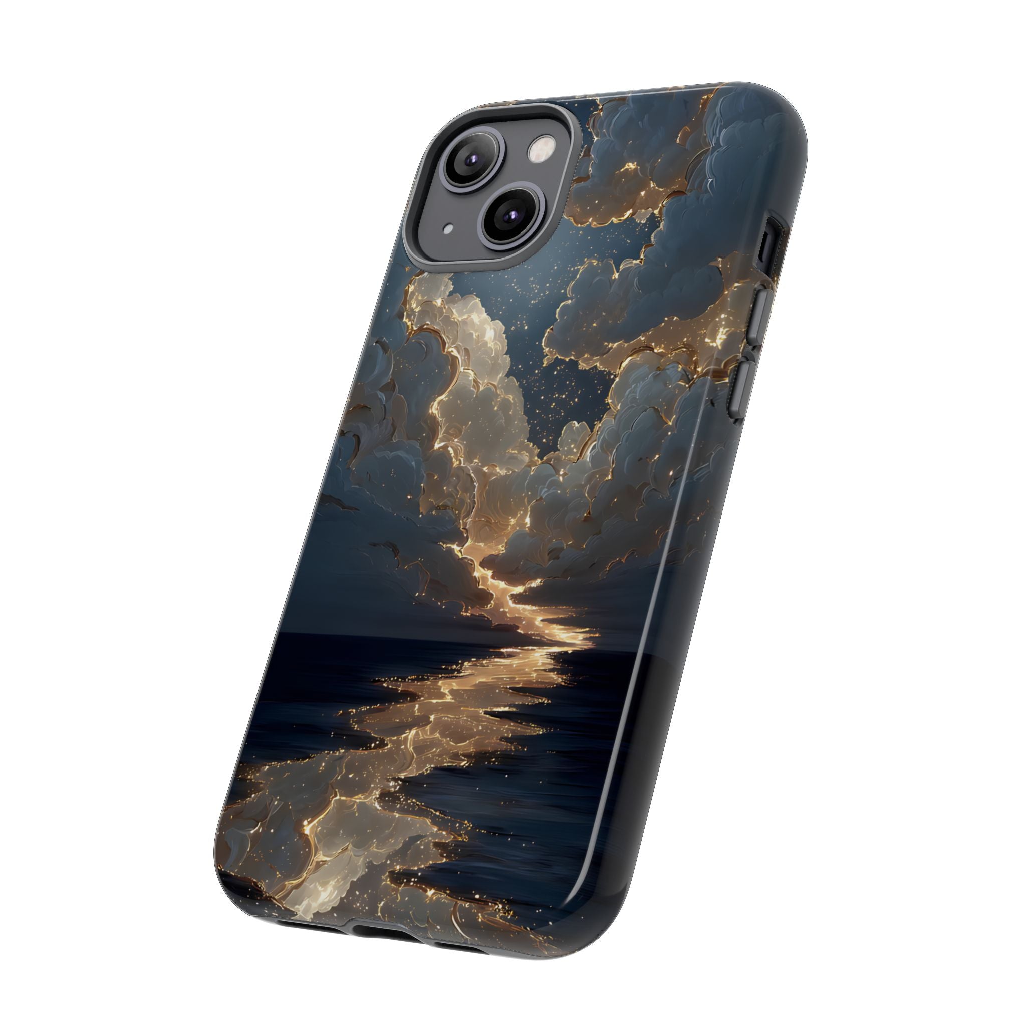 Celestial Night Sky Phone Case | Starry Cloud iPhone Cover, Protective Galaxy Case Gift for Dreamers