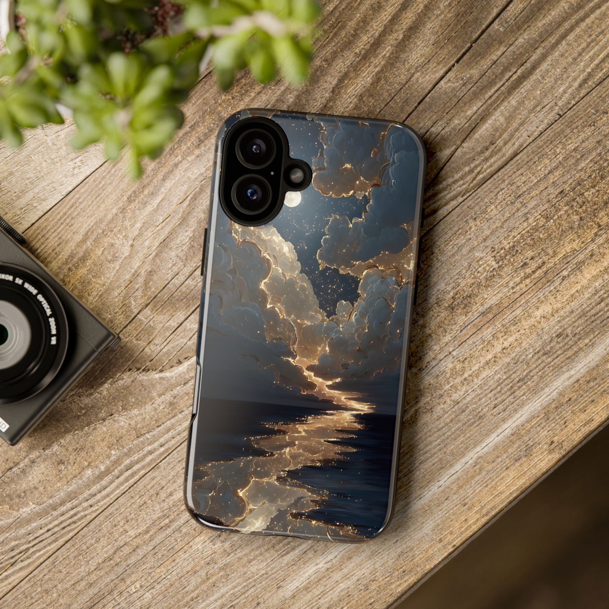 Celestial Night Sky Phone Case | Starry Cloud iPhone Cover, Protective Galaxy Case Gift for Dreamers