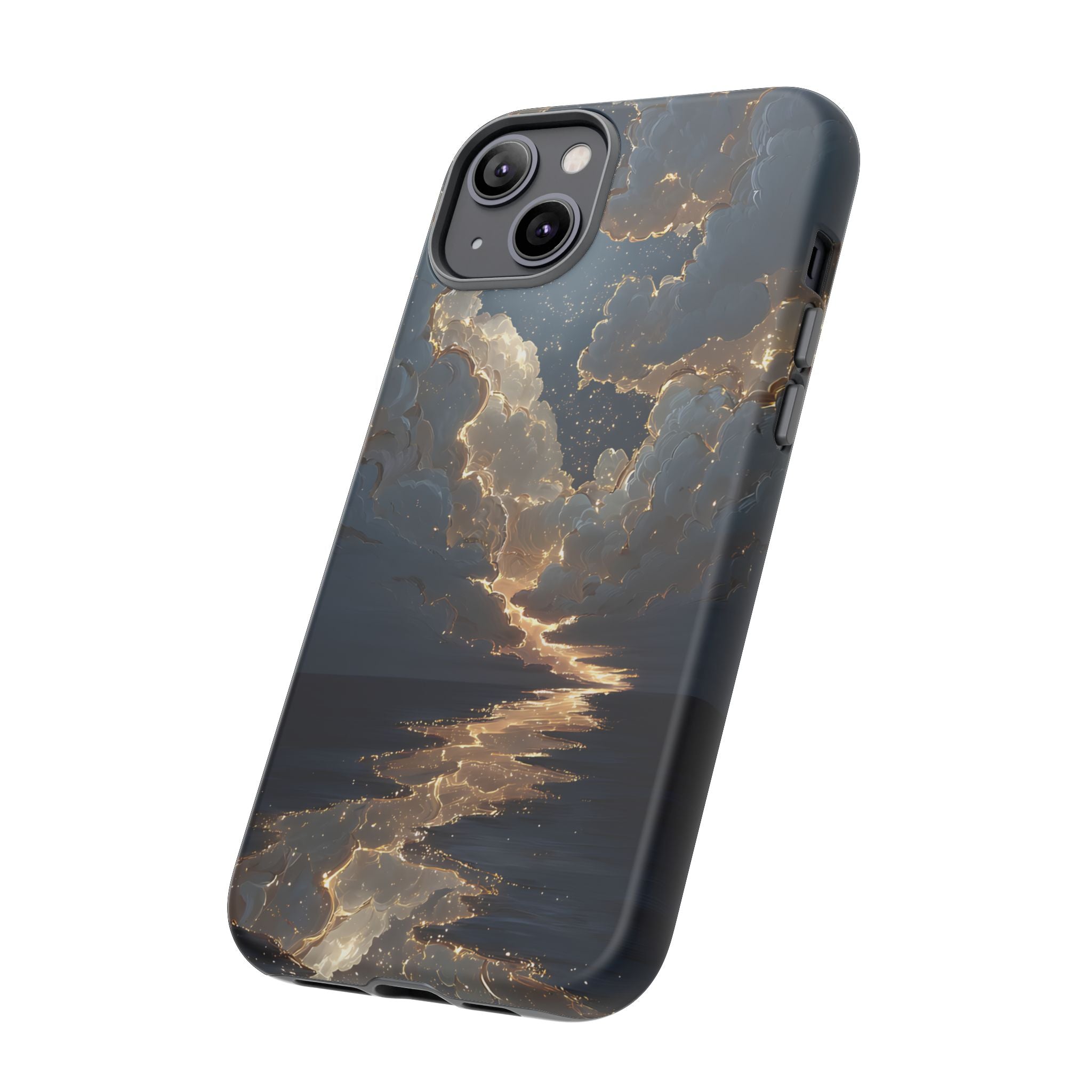 Celestial Night Sky Phone Case | Starry Cloud iPhone Cover, Protective Galaxy Case Gift for Dreamers