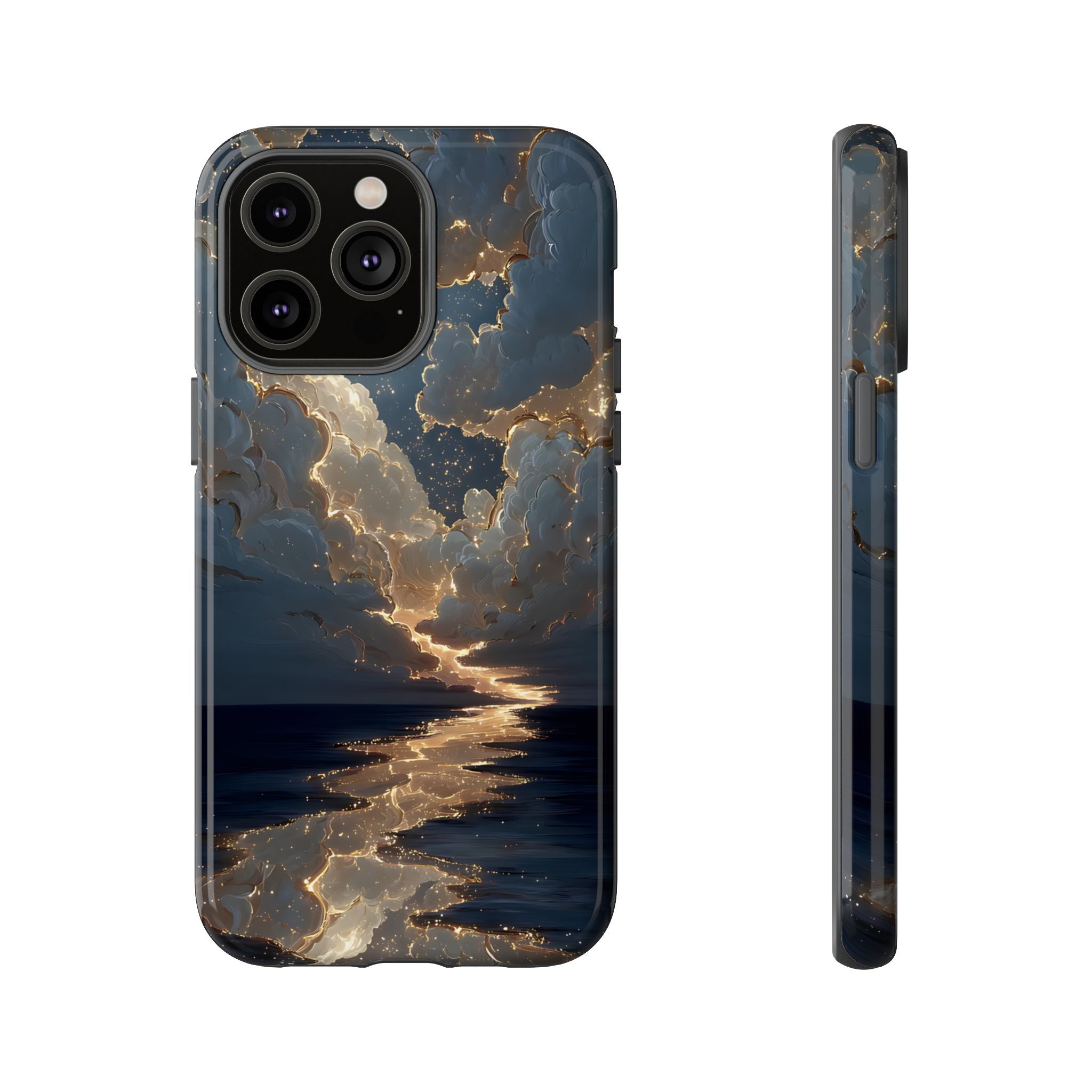 Celestial Night Sky Phone Case | Starry Cloud iPhone Cover, Protective Galaxy Case Gift for Dreamers
