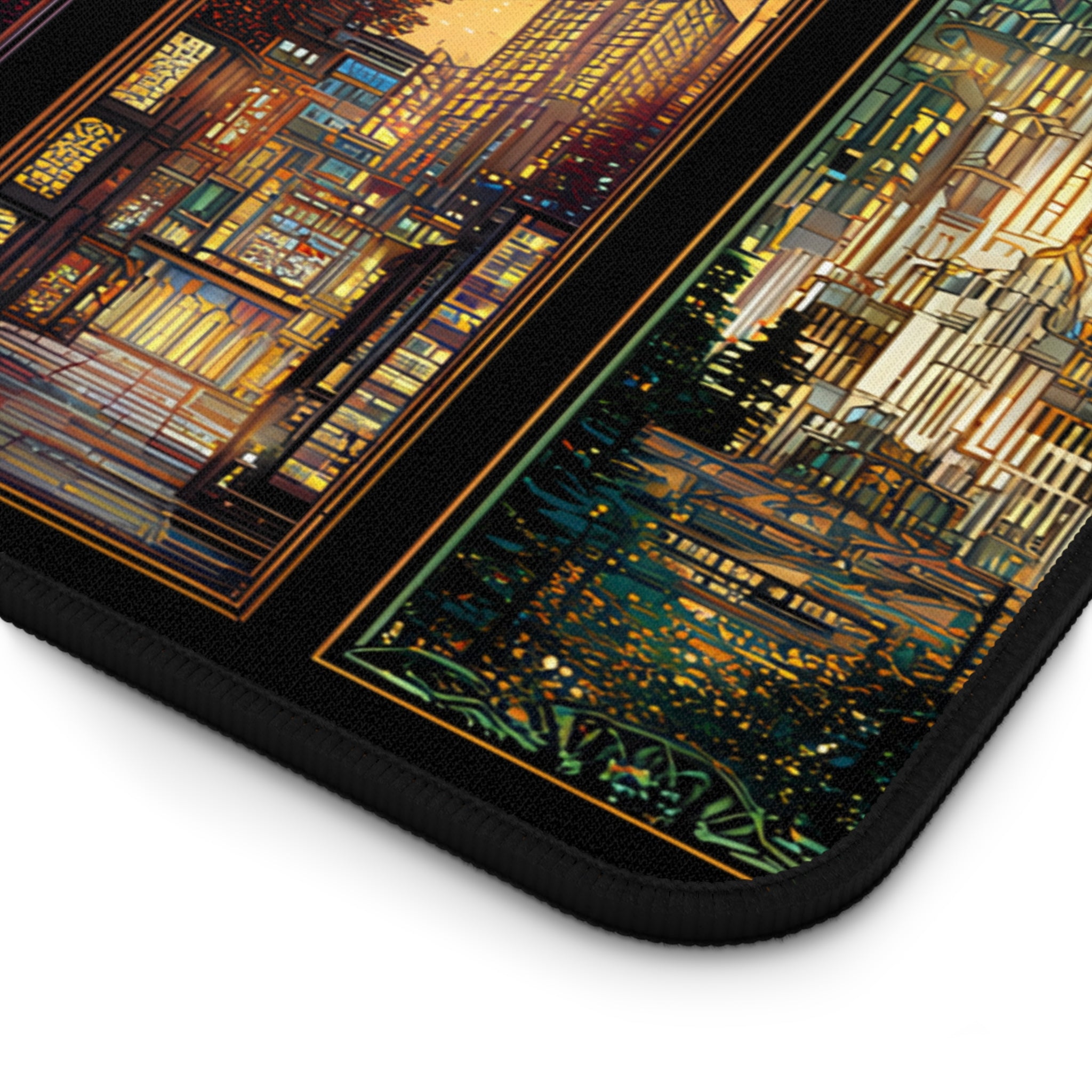 Scenes of Throne Fantasy Desk Mat | Book Lover Mouse Pad | Cozy Book Nook Gift | Aesthetic Office Decor for Readers