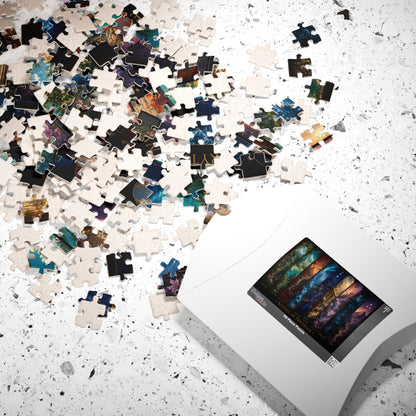 Scenes of Prythian Jigsaw Puzzle - All 7 Courts Fantasy Art, Gift Box Included