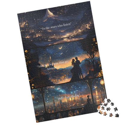 ACOTAR Velaris Puzzle To the Stars Who Listen, Maasverse City of Starlight Fantasy Book Lover Gift