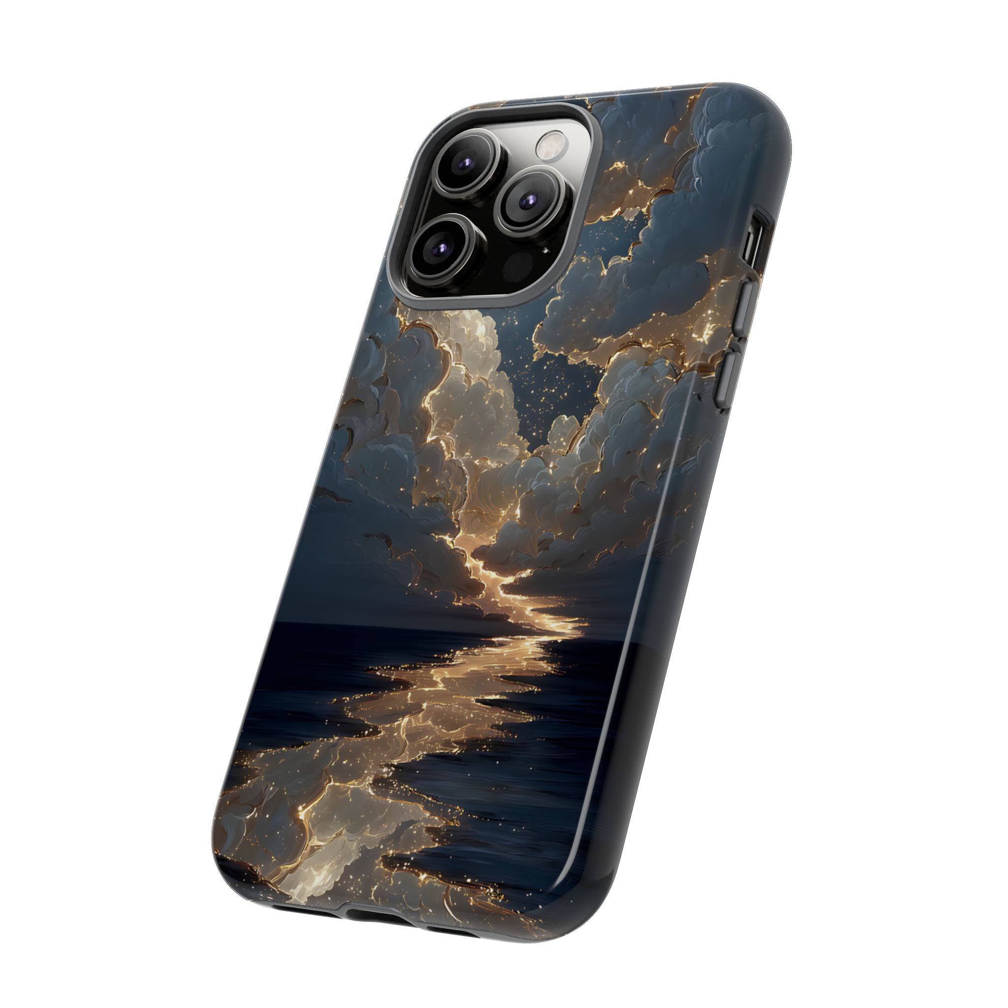 Celestial Night Sky Phone Case | Starry Cloud iPhone Cover, Protective Galaxy Case Gift for Dreamers