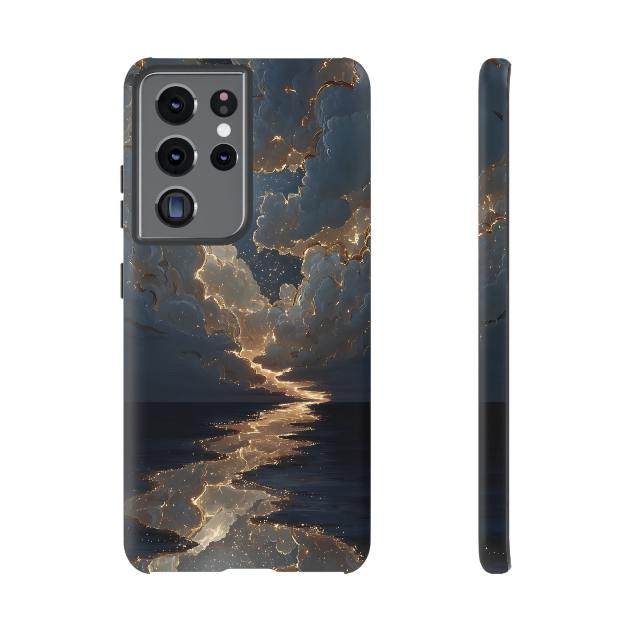 Celestial Night Sky Phone Case | Starry Cloud iPhone Cover, Protective Galaxy Case Gift for Dreamers